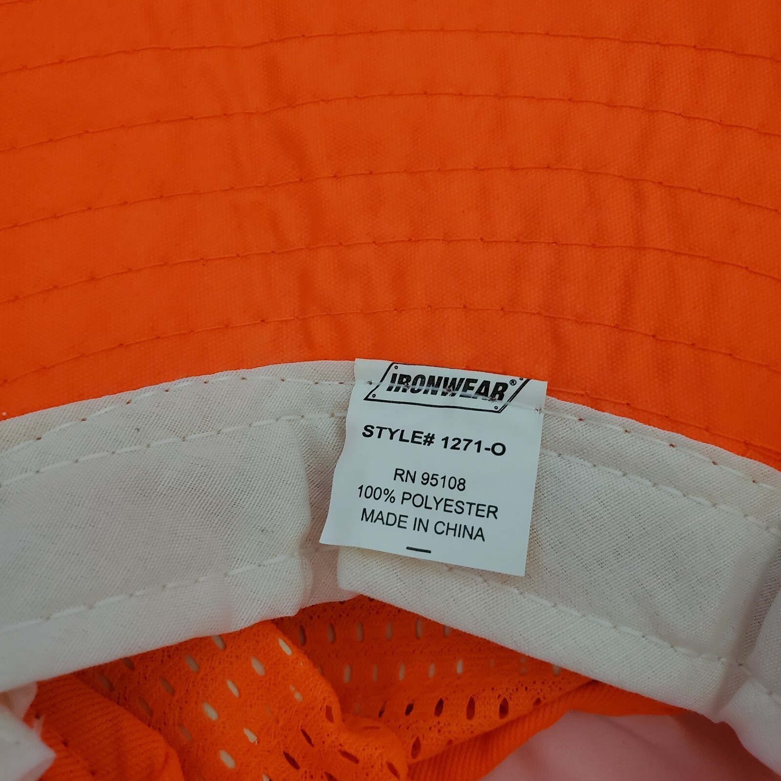 2 Safety Orange Hats