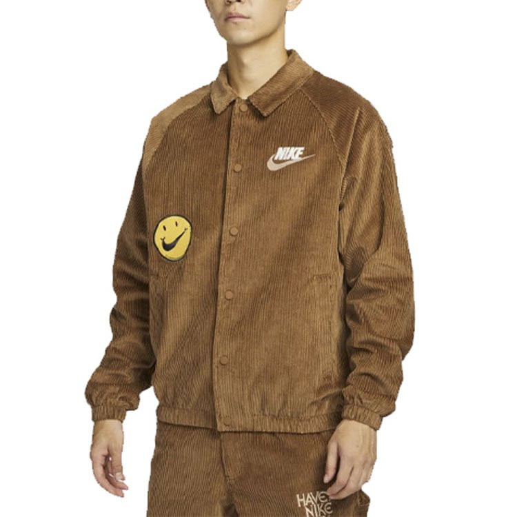 Nike Letter Print Collared Casual Jacket FZ5737-281