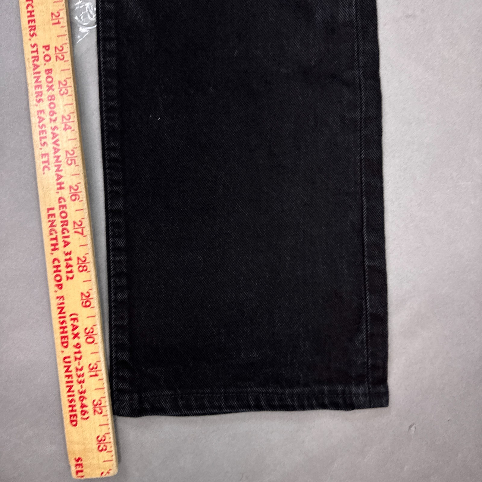 Levis 501 Jeans Mens 34×32 Black Button Fly Denim Pants Straight Dark (Tag34x36)