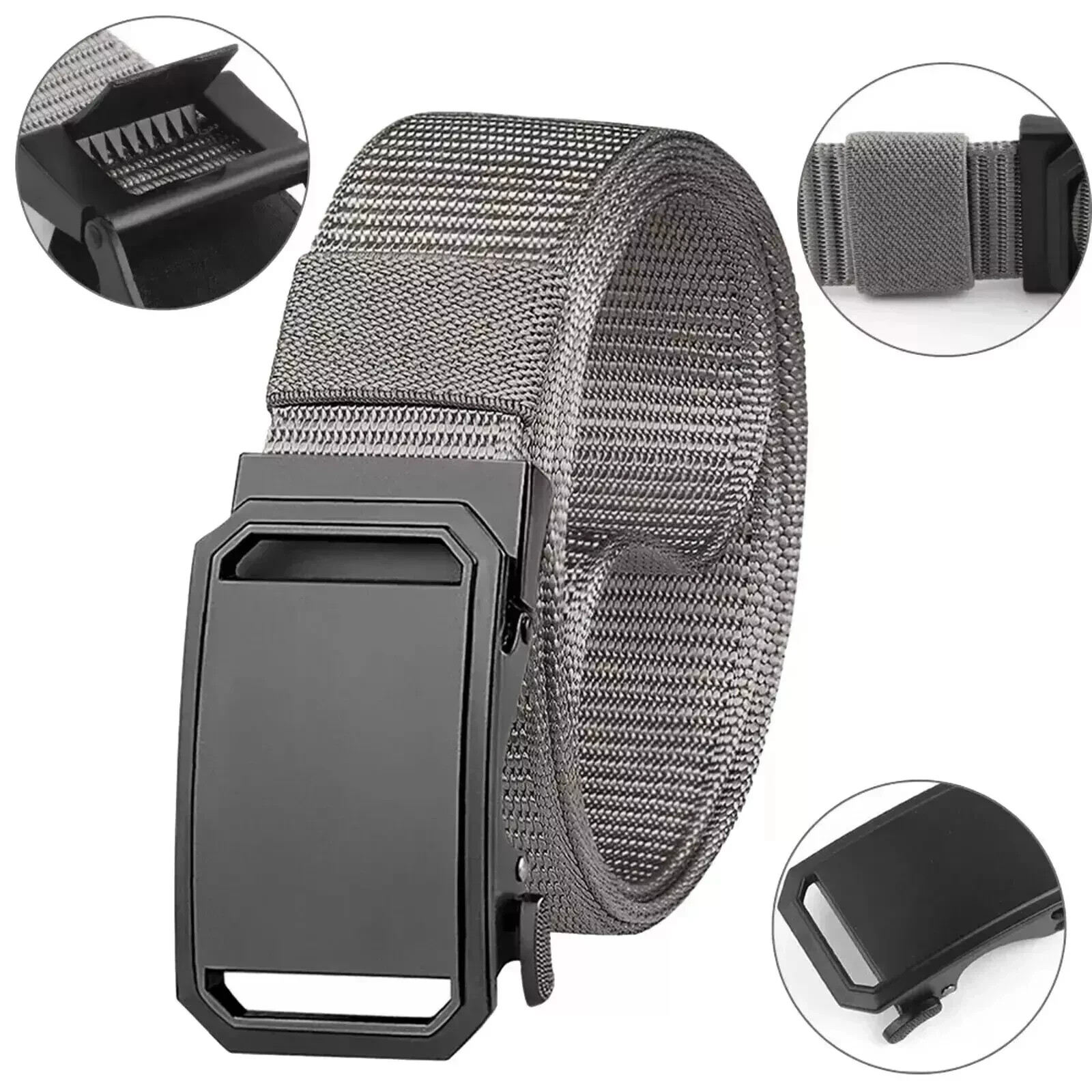 Men’s Military Tactical Belt Adjustable Buckle Gun Belt Quick Release Nylon Belt