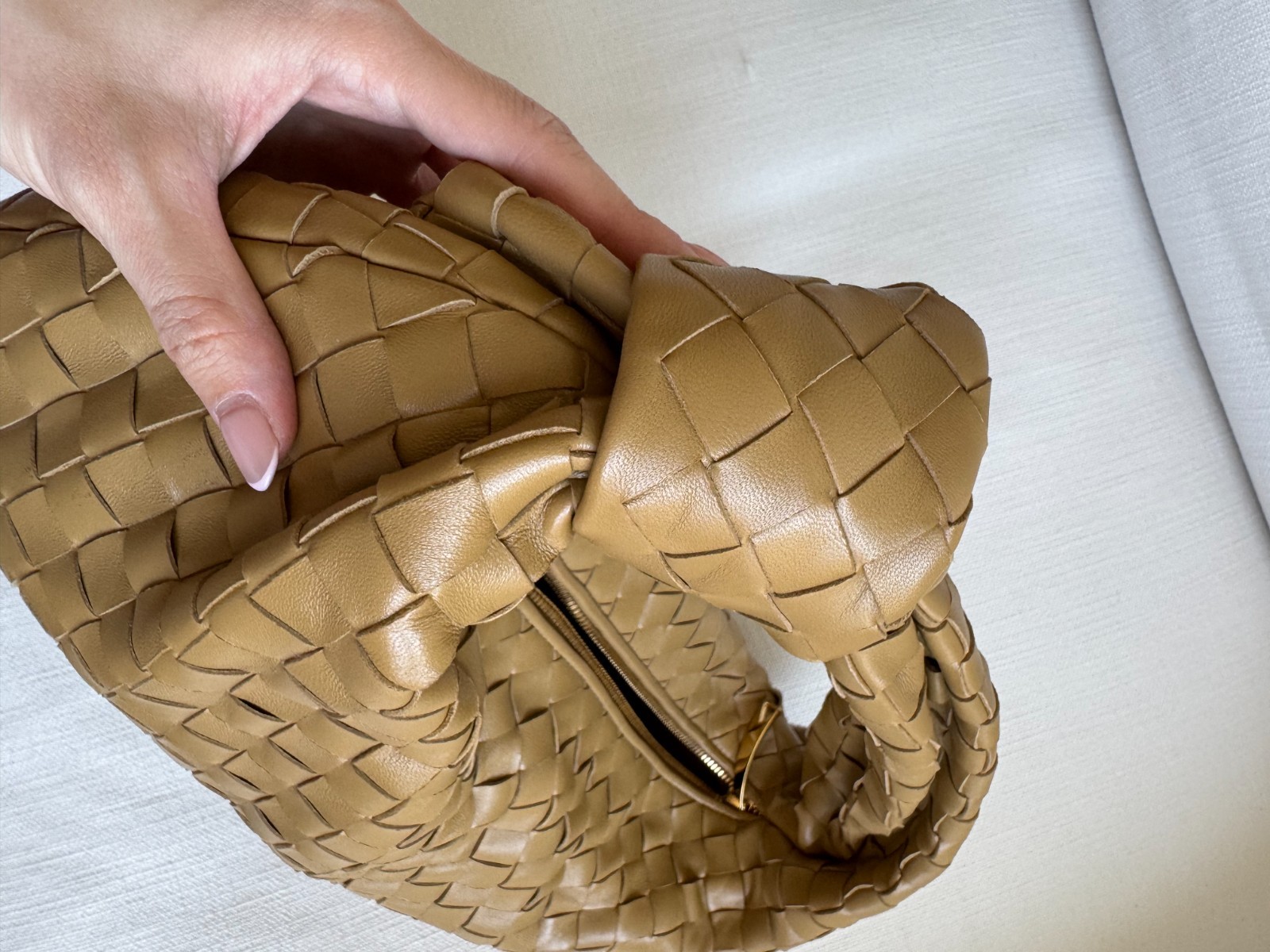 Bottega Veneta Small Jodie Dark Praline