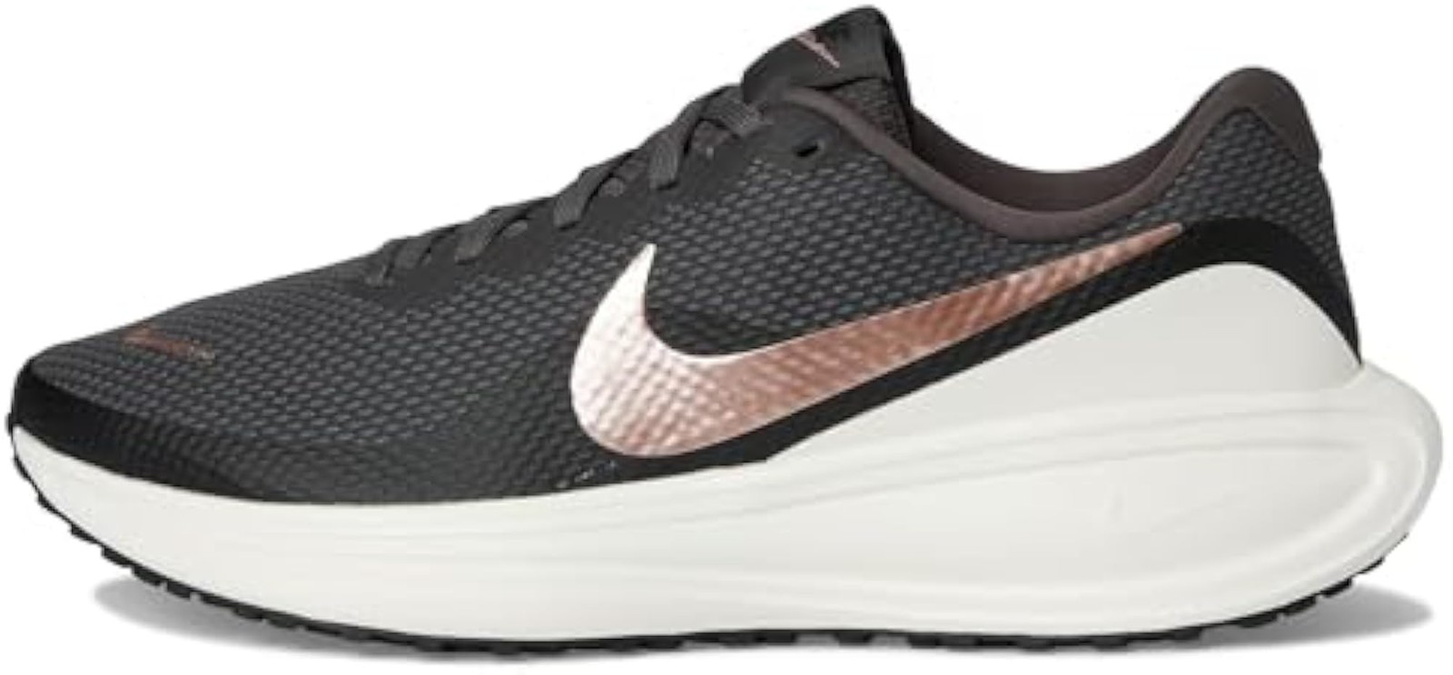 Nike Womens Revolution 8 White/Black/Metallic Gold 5.5 Medium – White/Black/Meta
