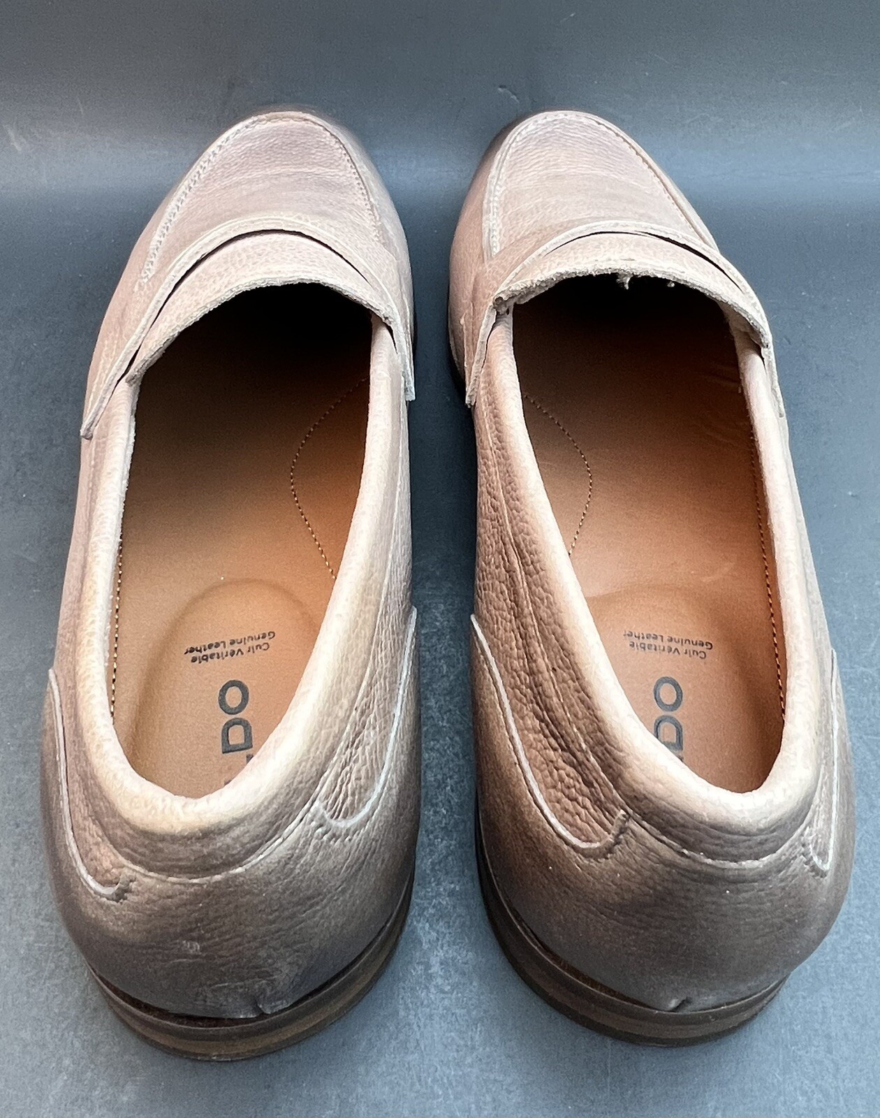 ALDO Men’s Bainville Leather Loafers Light Brown Men’s 9.5 US Size NWB