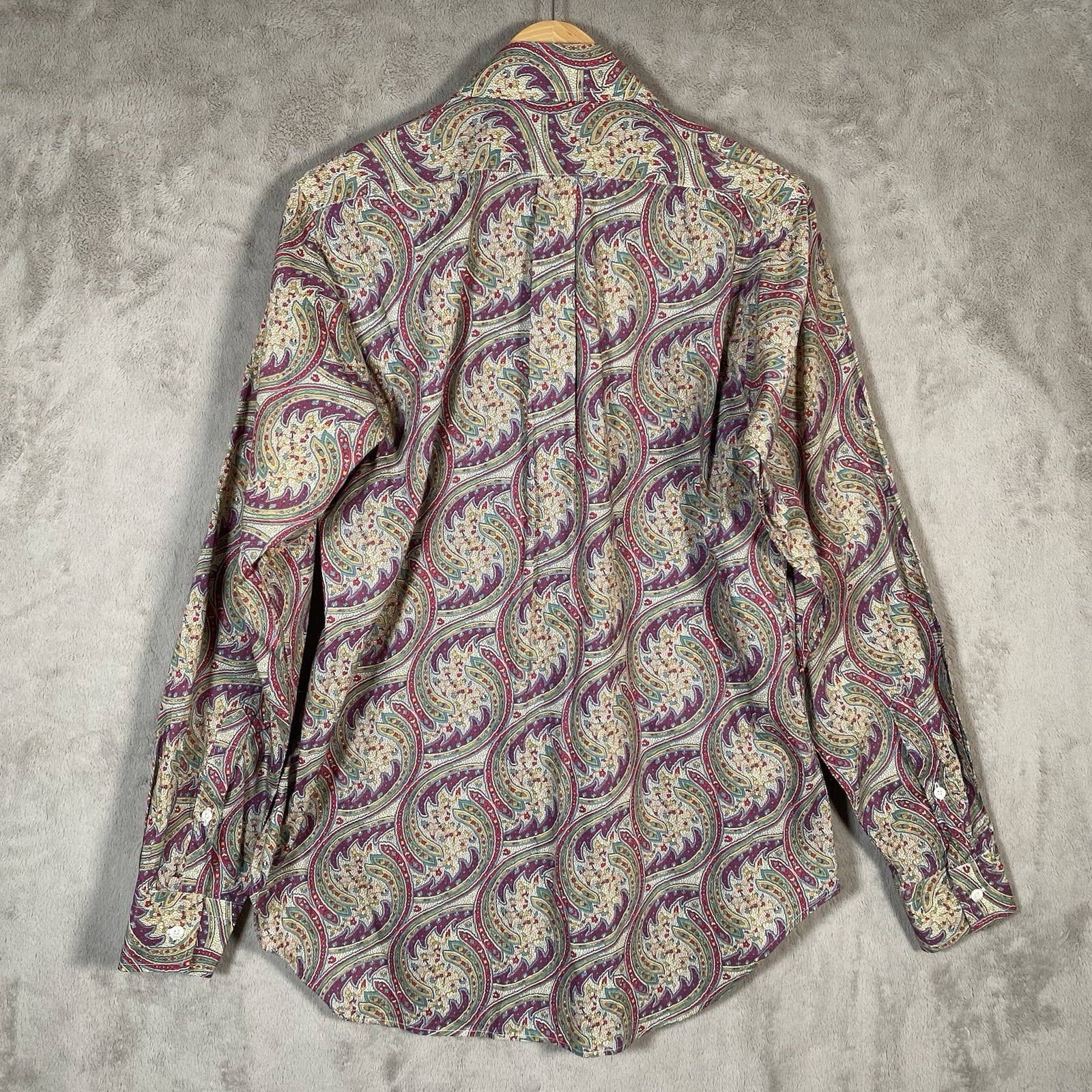 Liberty London Tana Lawn Cotton Paisley Shirt Men S British Retro Mod Heritage