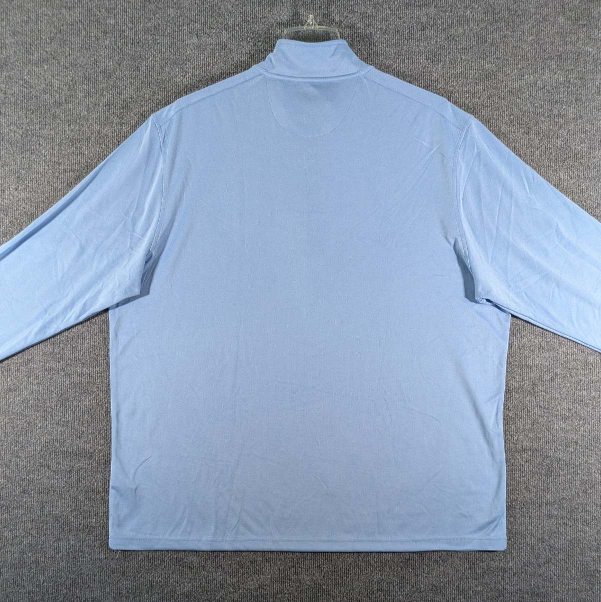 Michel Rouen Performance Pullover 1/4 Zip Golf Light Blue Mens 3XL Lightweight