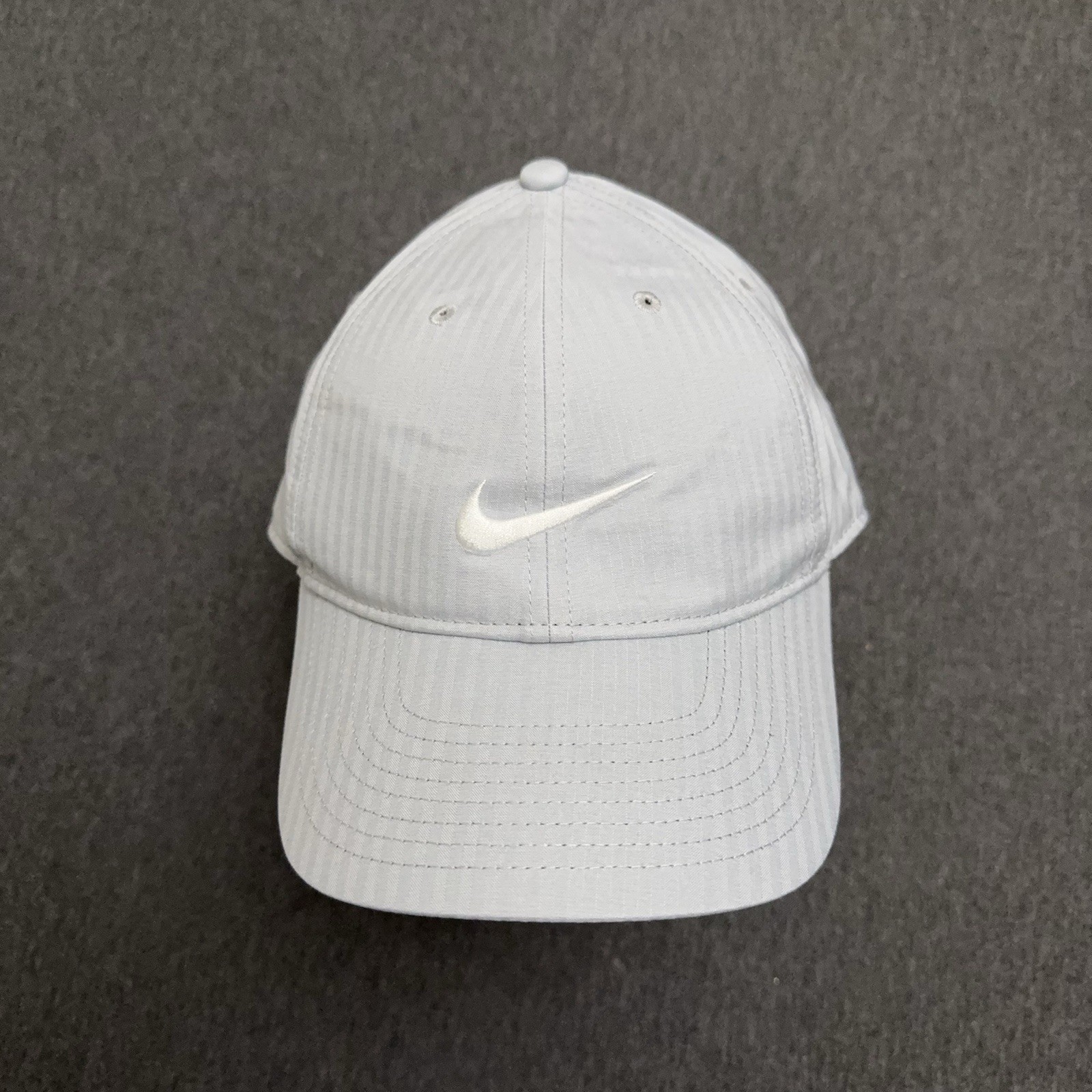 Nike Legacy 91 Hat OSFA Gray Big Swoosh Adjustable Lightweight