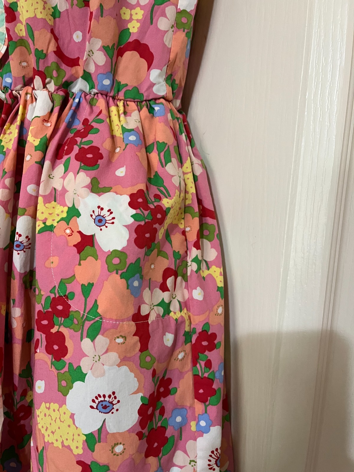 MATILDA JANE Sleeveless Leah Fit & Flare Dress Wonderful Parade Floral Pockets S