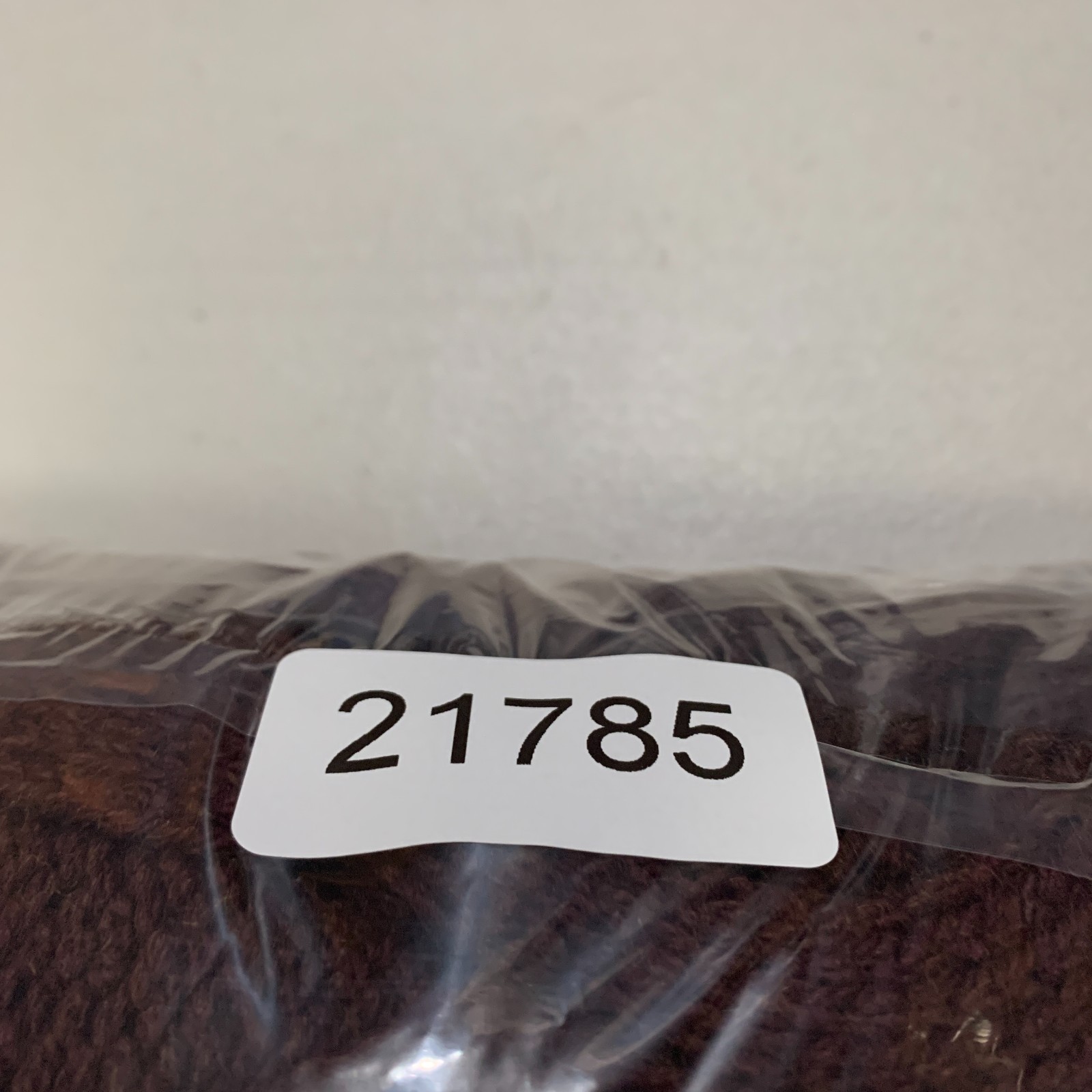 Peregrine Sweater Womens S 3D Knit Brown Made in England 100% Wool Cable Wavy