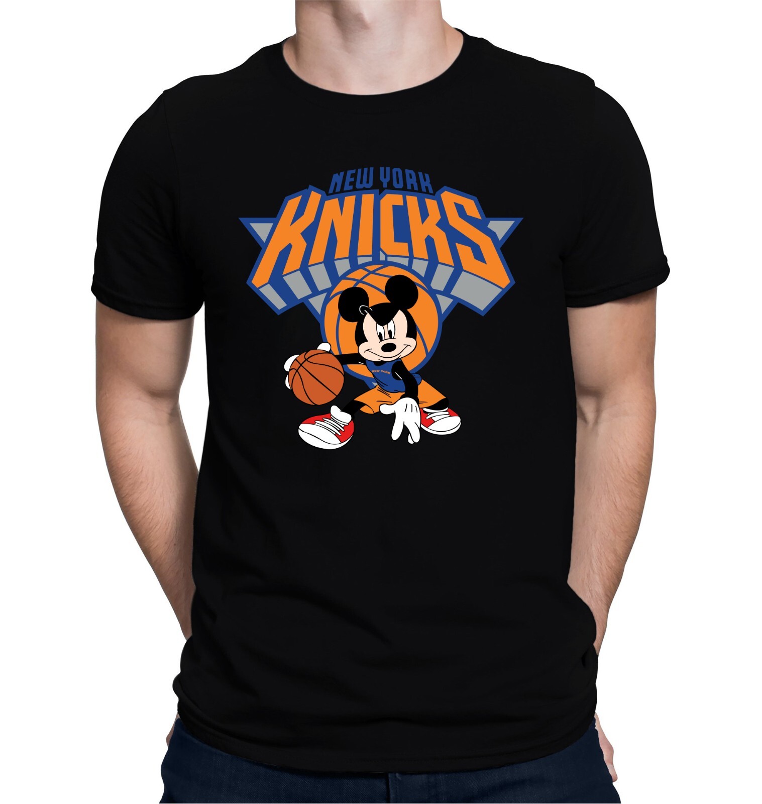 New York Knicks Mickey Shirt, Disney NBA Knicks Logo Shirt, Mickey Knicks NBA