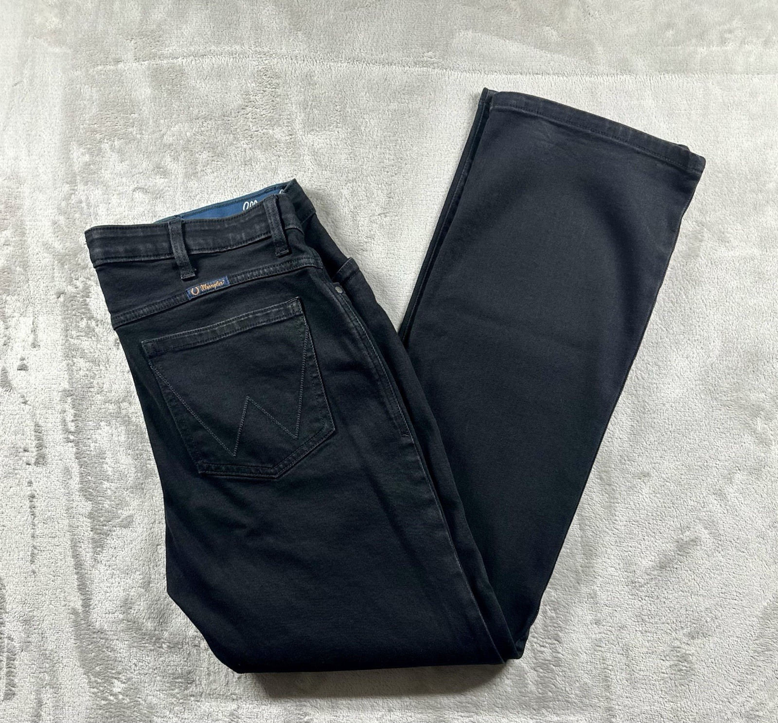 Wrangler Willow Ultimate Riding Jeans Women 34×34 (Actual 37×33.5) Black Stretch