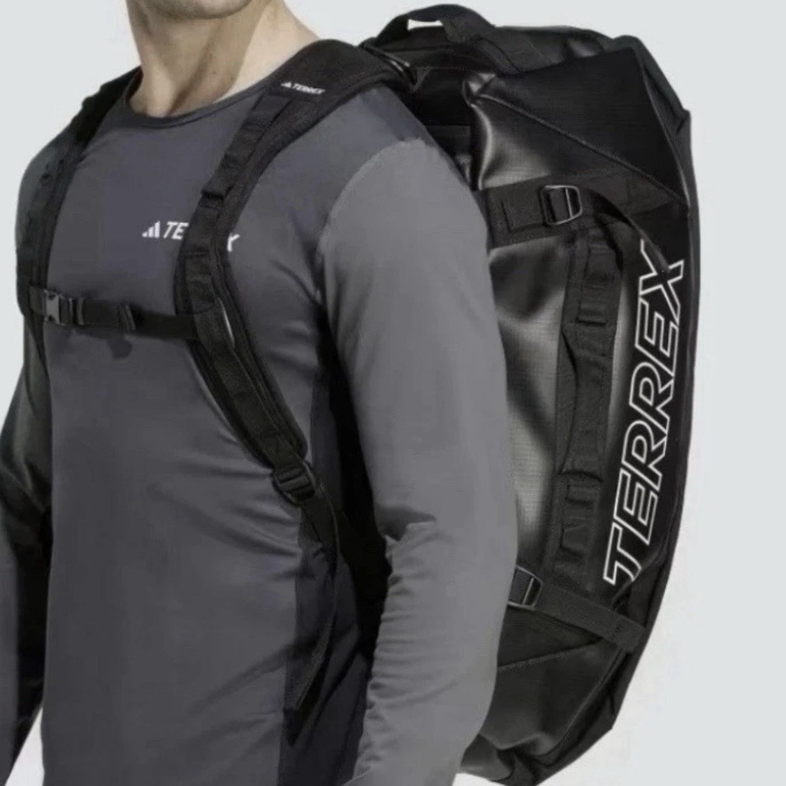 New Adidas TERREX RAIN.RDY EXPEDITION DUFFEL BAG LARGE – 100L IC5652 Cordura