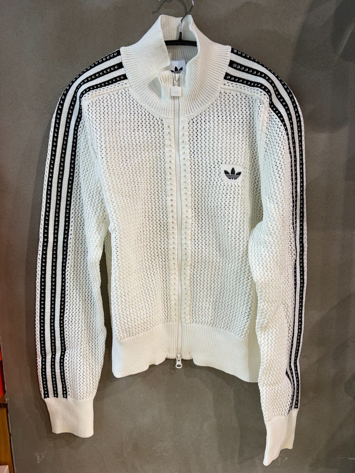 adidas Originals Knit Crochet Firebird Track Top Women Lifestyle AsiaFit KC6496