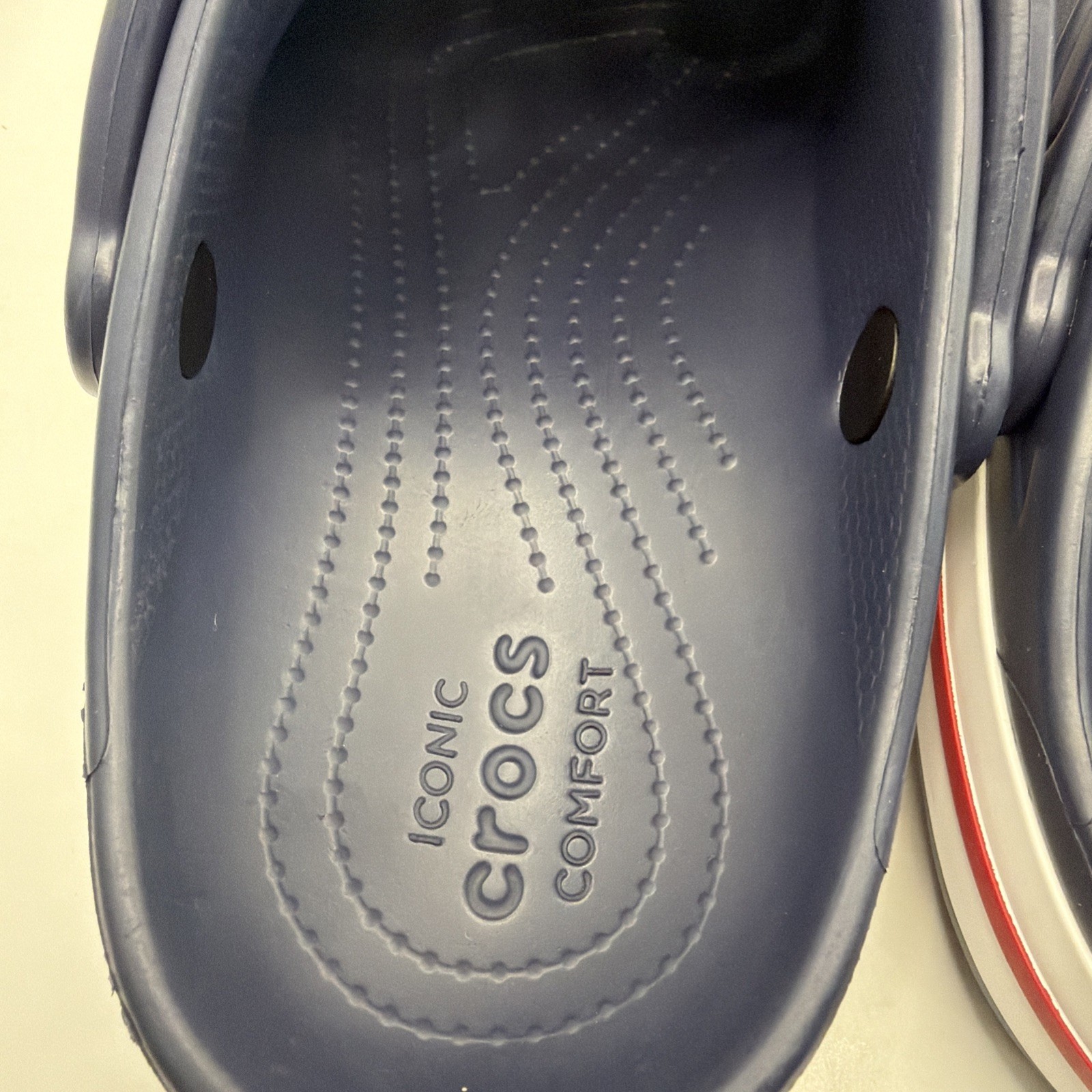 Crocs Navy/pepper Unisex Size US M9/W11 Size UK M8/W10 New