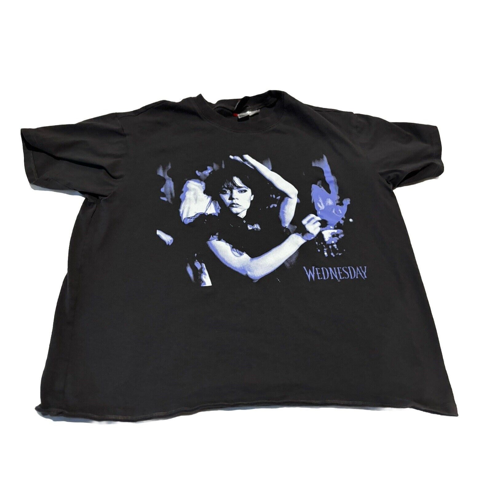 WEDNESDAY Womens Addams Gothic Dance Scene T-Shirt – Size S