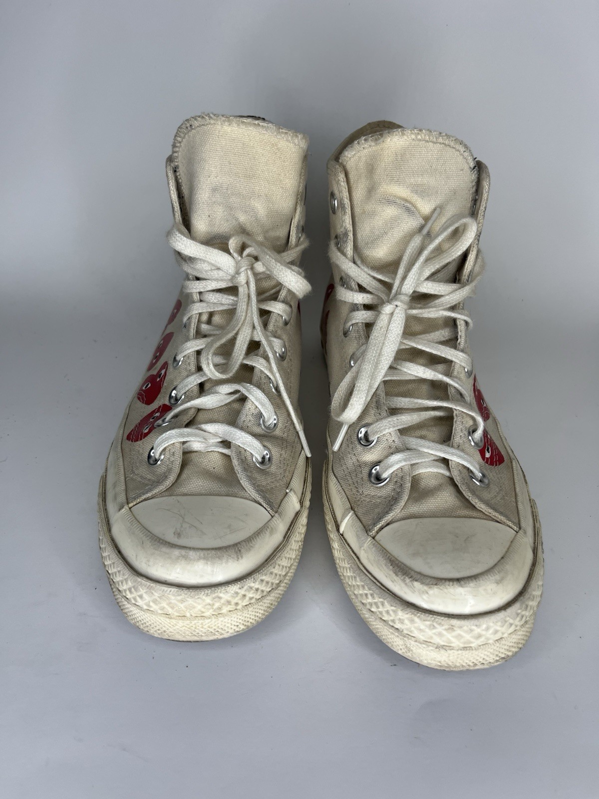 Converse Comme des Garçons Play x Chuck 70 Top High Multi Heart Men Size 40 US 7