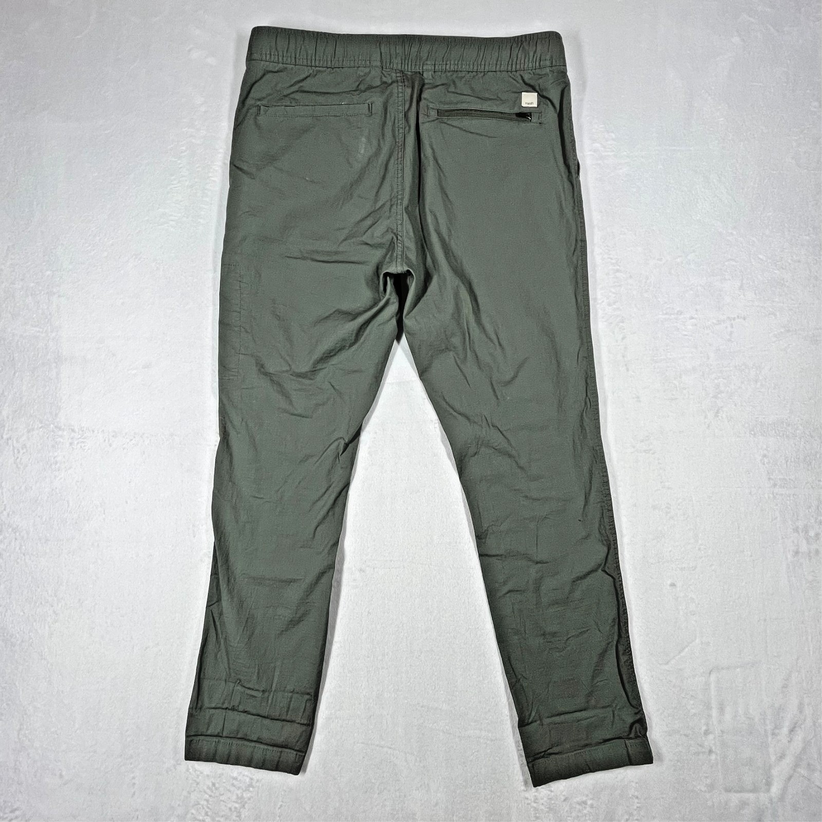 Vuori Ripstop Pants Women Large Olive Stretch VW401 Hiking Utility *Flaws