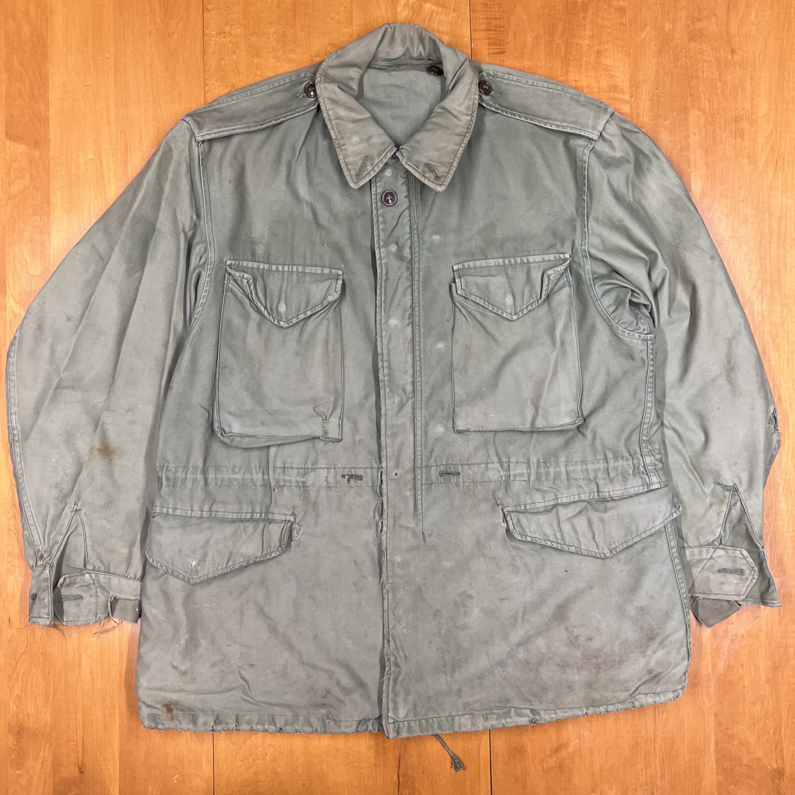Korean War US Army Military Field Jacket M51 M-1951 Combat Cold Weather Medium