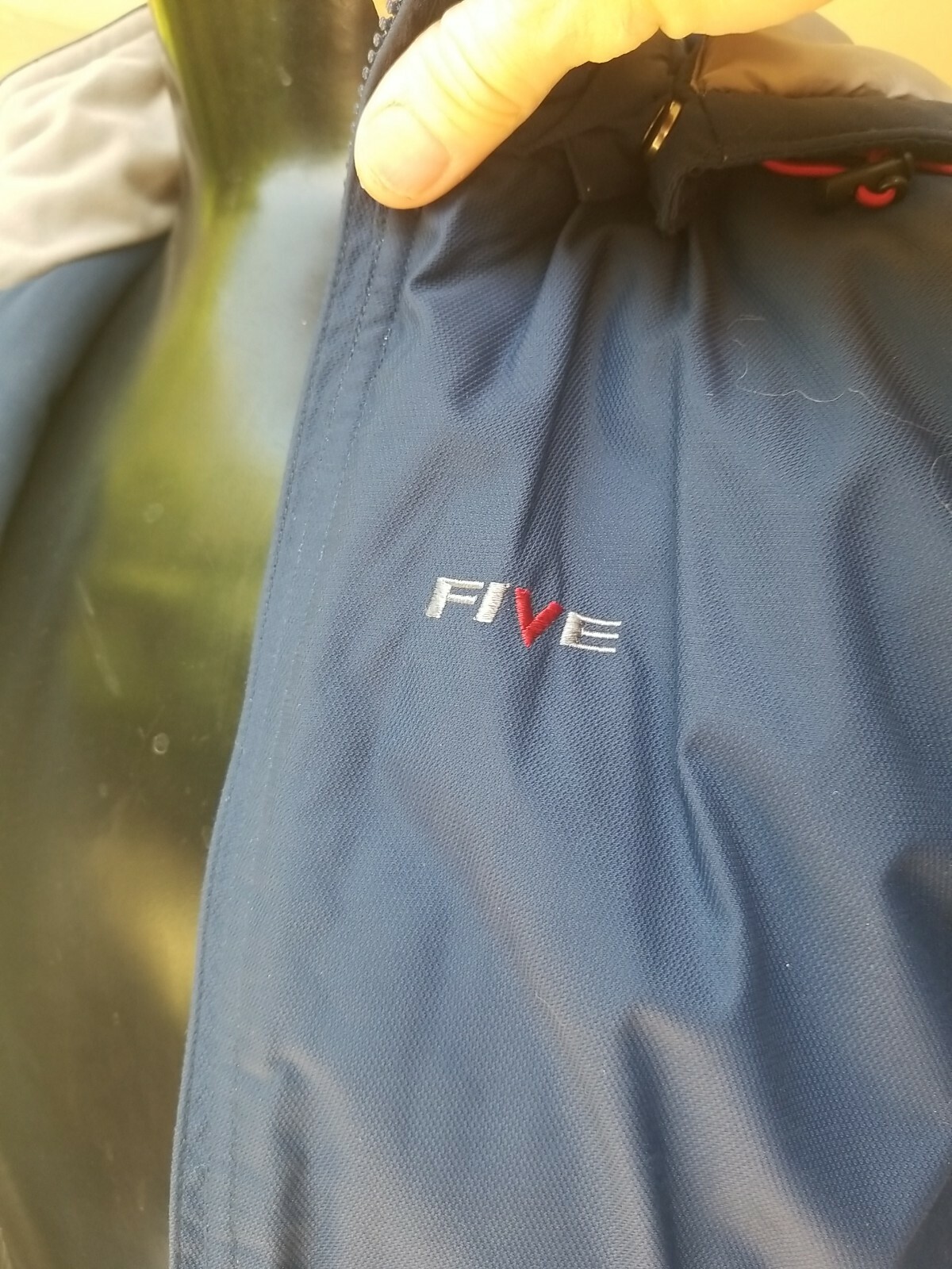 Five Aluminum Muinimum hoodie Jacket size 146/152 Blue with grey. Small