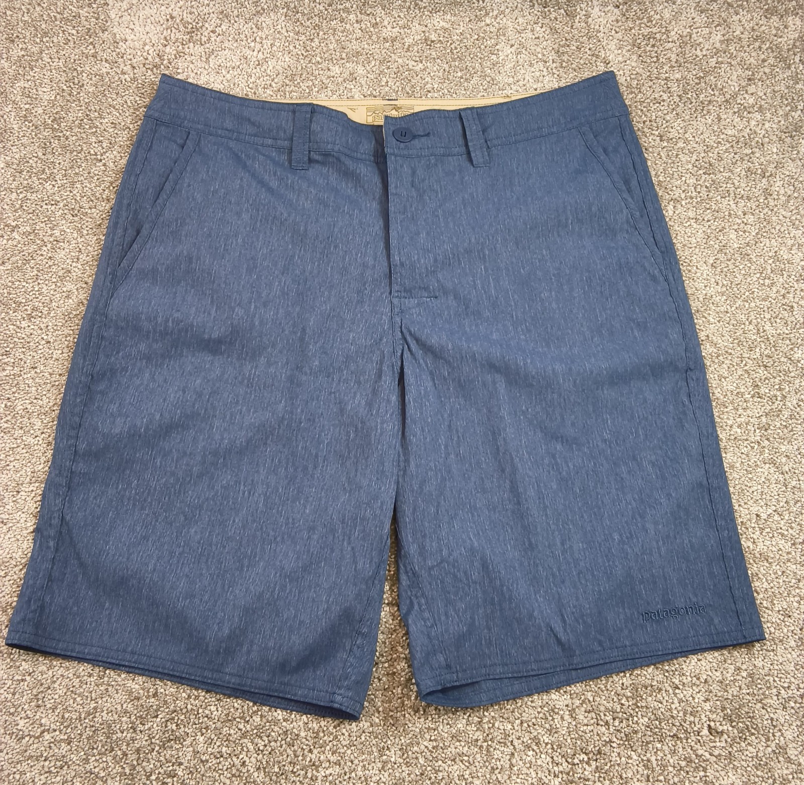 Patagonia Men’s Blue Nylon Elastane All Shorts Pockets Size 34