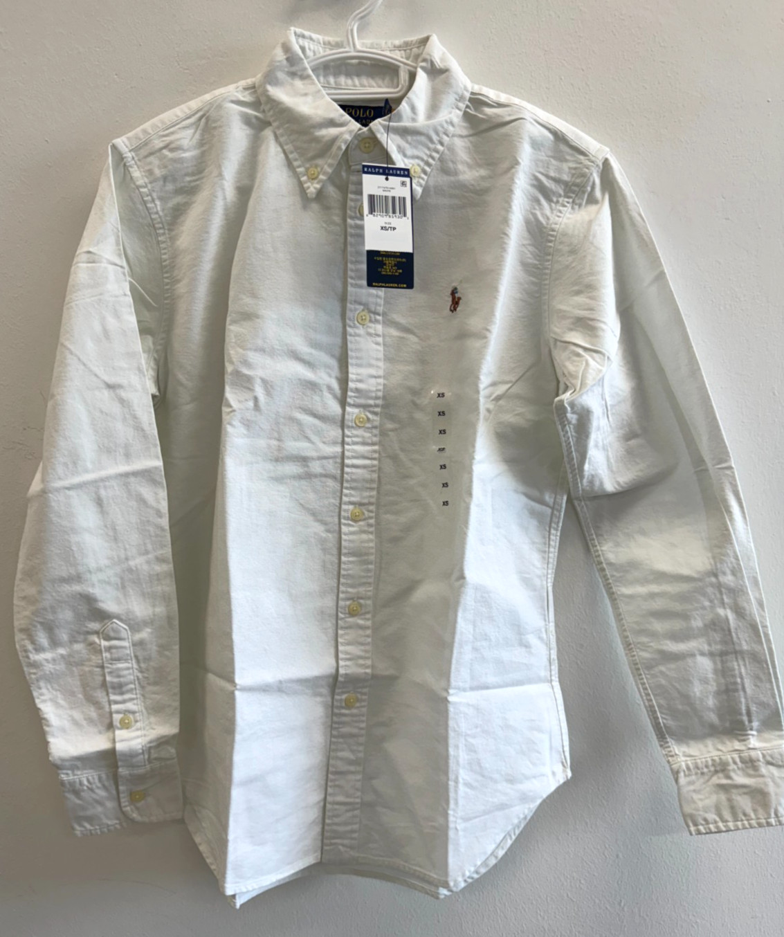 Polo Ralph Lauren Women’s Classic Fit Oxford Shirt White XS NWT