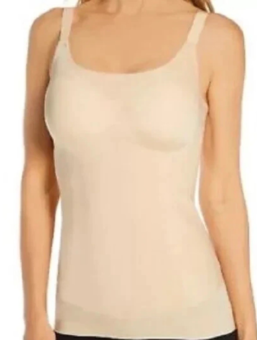 Maidenform Power Players Firm Control Camisole XL Beige DMS086 NWT $49