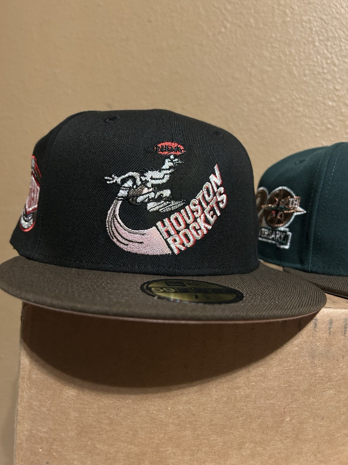 Houston Rockets 🔥 Throwback Mascot New Era *Rare* 59Fifty Sz. 7 1/8