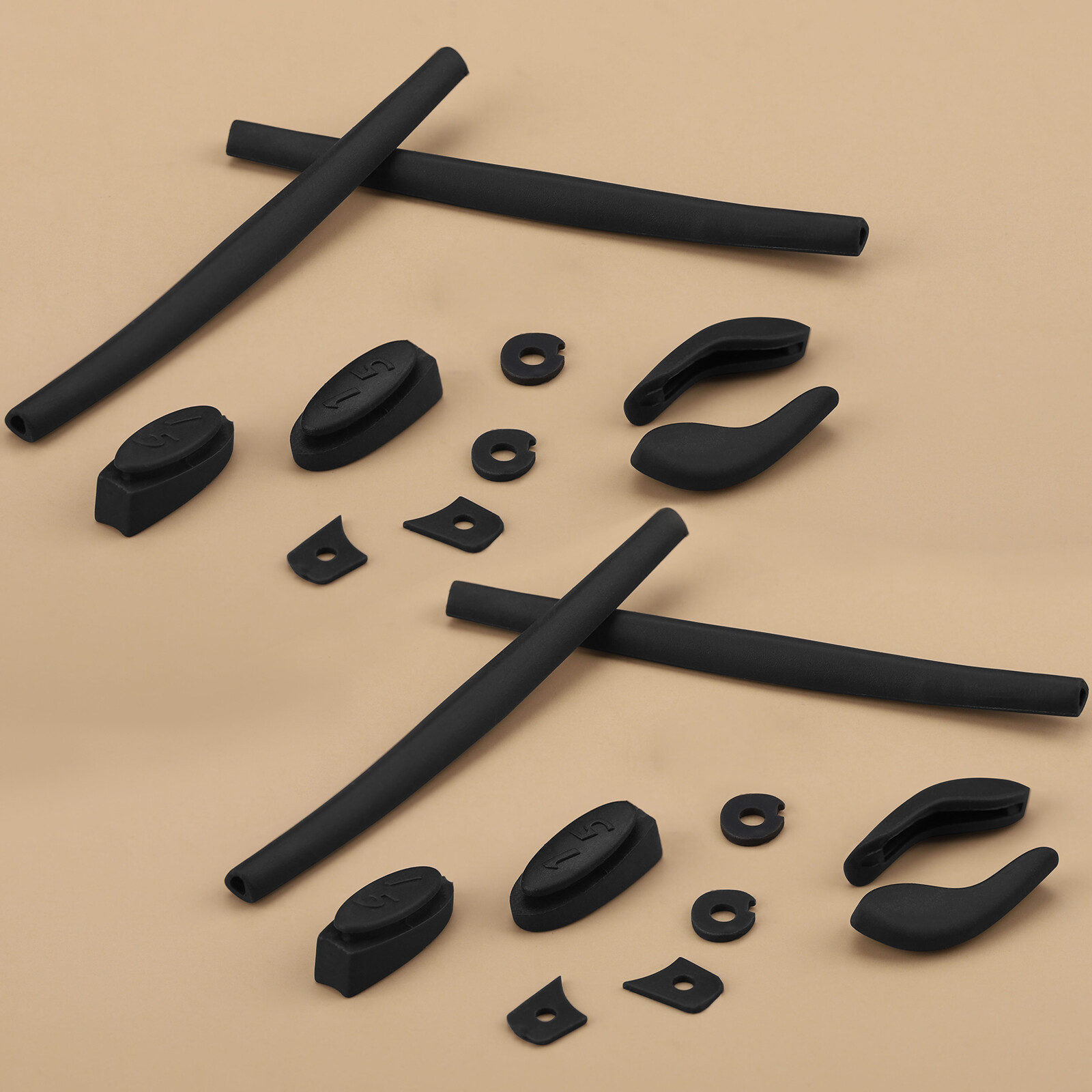 HeyRay Replacement Nose Pads&Earsocks Kits For-Oakley Juliet Sunglasses