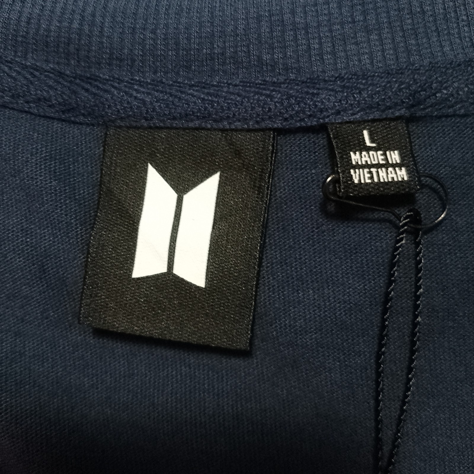 BTS Jimin Retro Graphic T-Shirt 2021 Official Merchandise Navy Size L With Tag