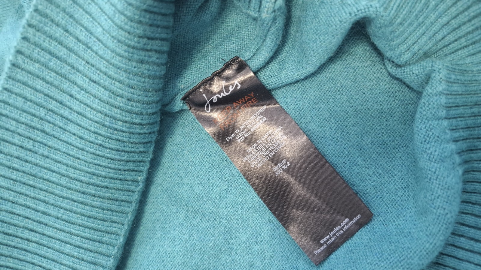 Joules Teal Marl Jarvis Crew Neck Jumper Large