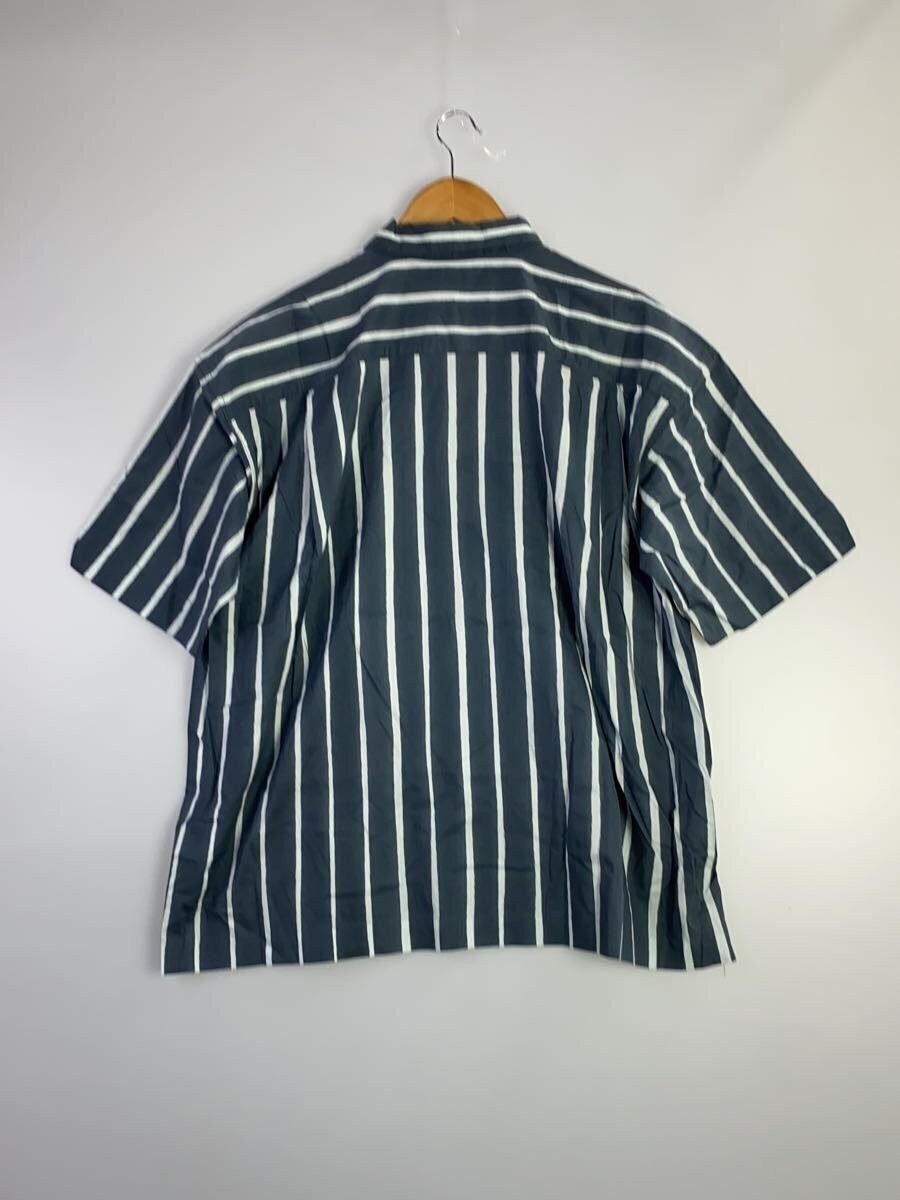ISSEY MIYAKE Short Sleeve Shirt M / Cotton GRY Stripe ME41-FJ006 80s