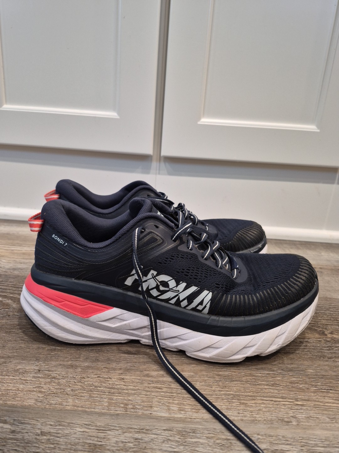 Size 8.5 – Hoka One One Bondi 7 Blue – 1110519-BIBBL