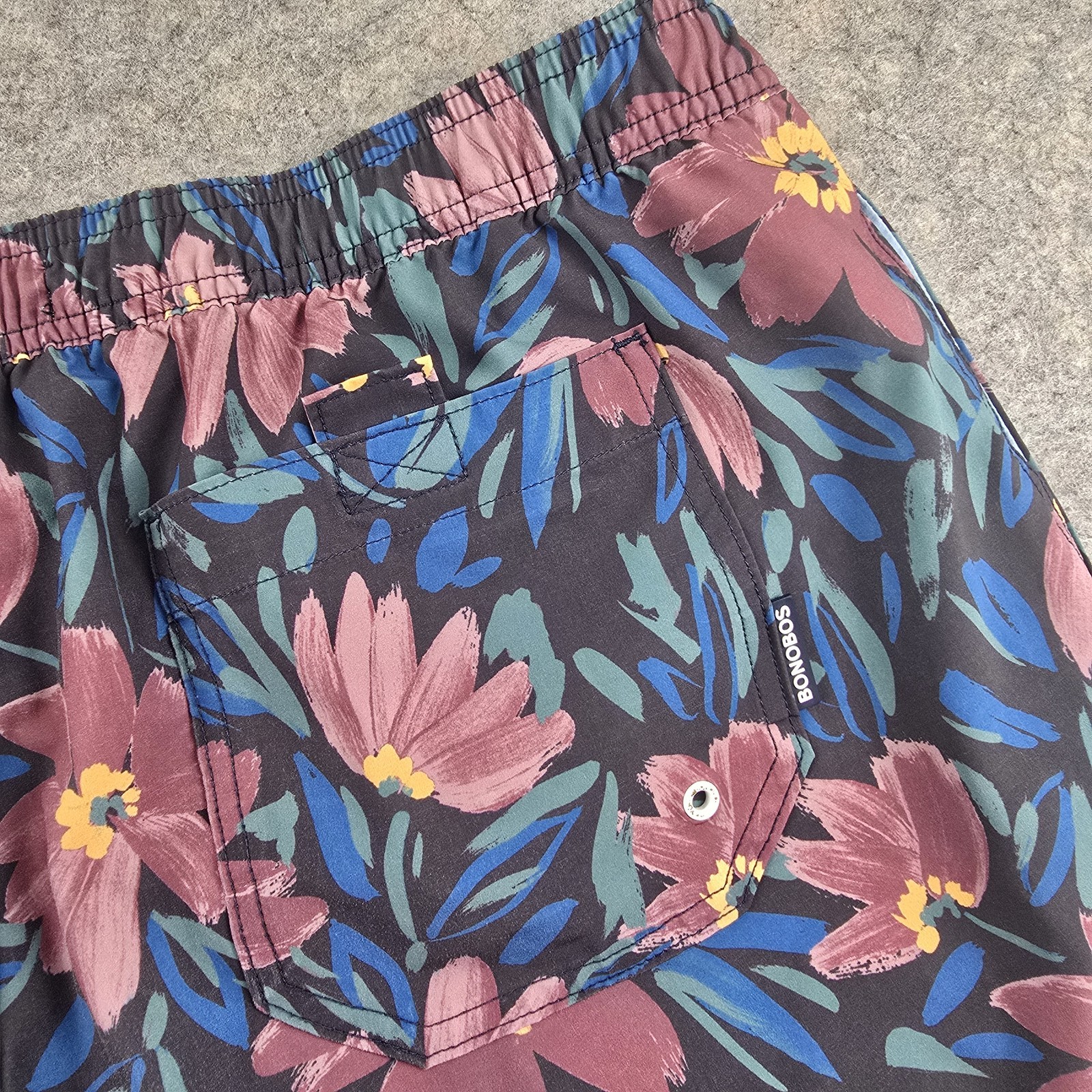 Bonobos Men’s XL 9″ Inseam Swim Trunks Floral Quick Dry Compression Liner