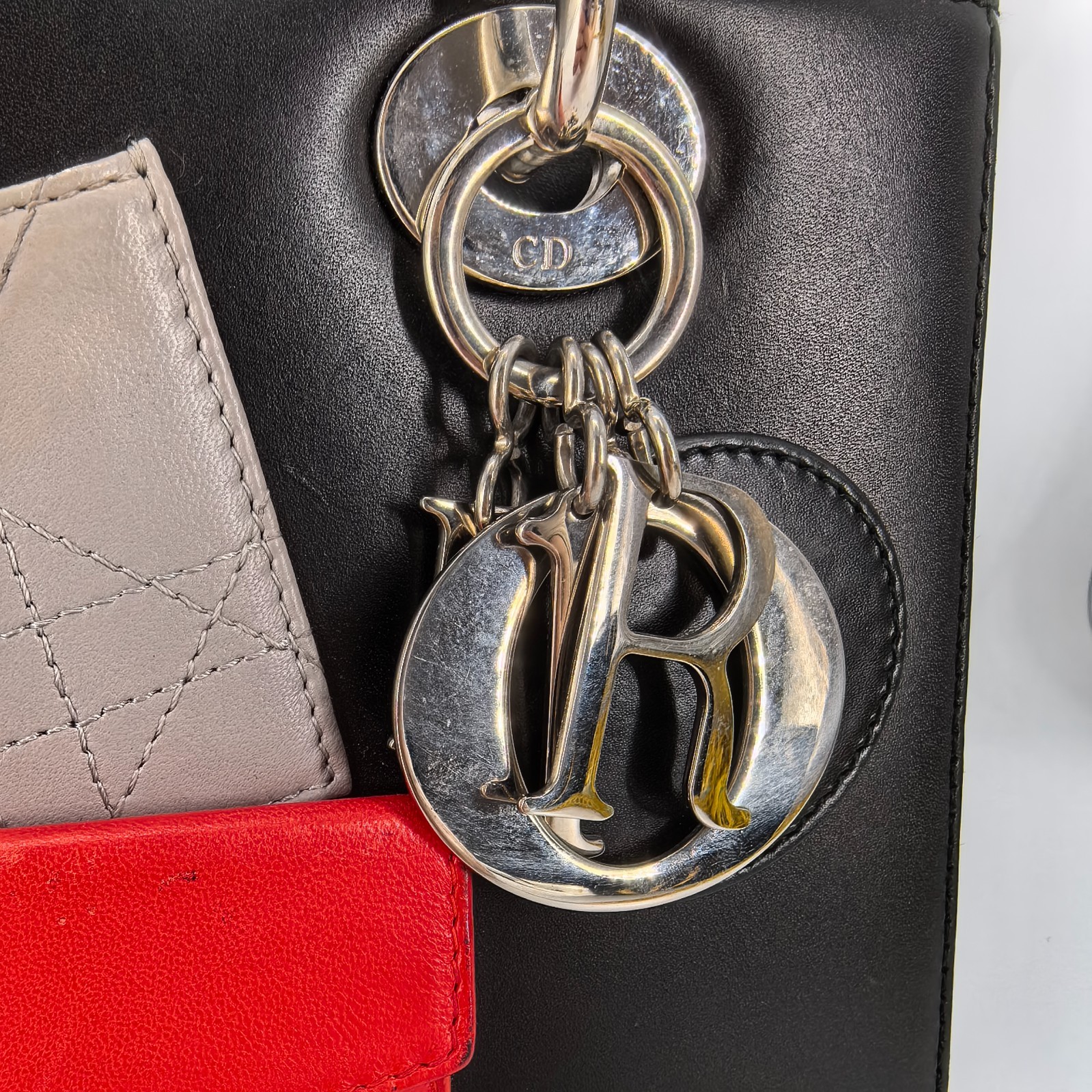Calf Skin Leather Lady Dior Medium BF00257
