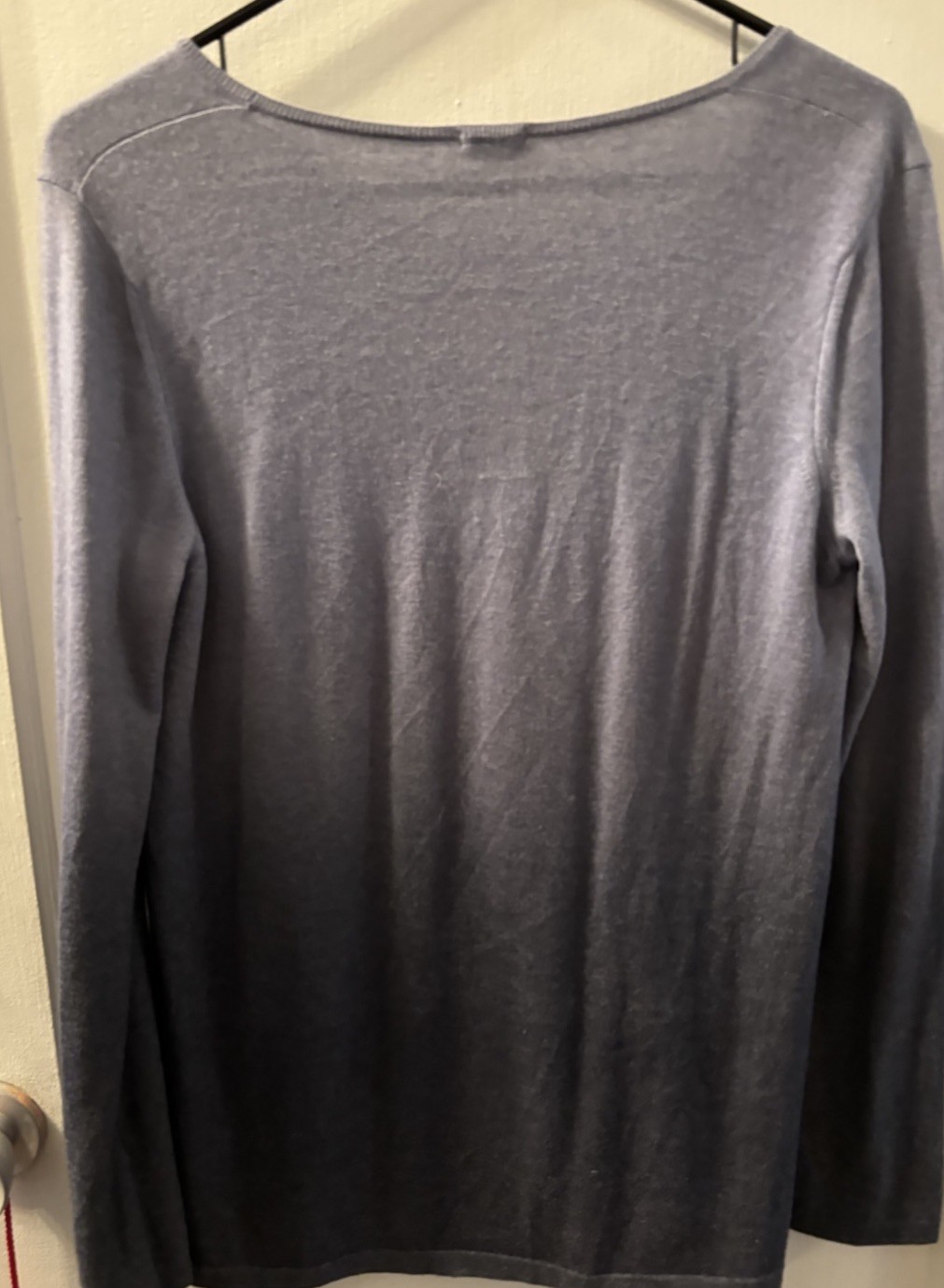 Malo Cashmere Cotton Purple Ombre Sweater