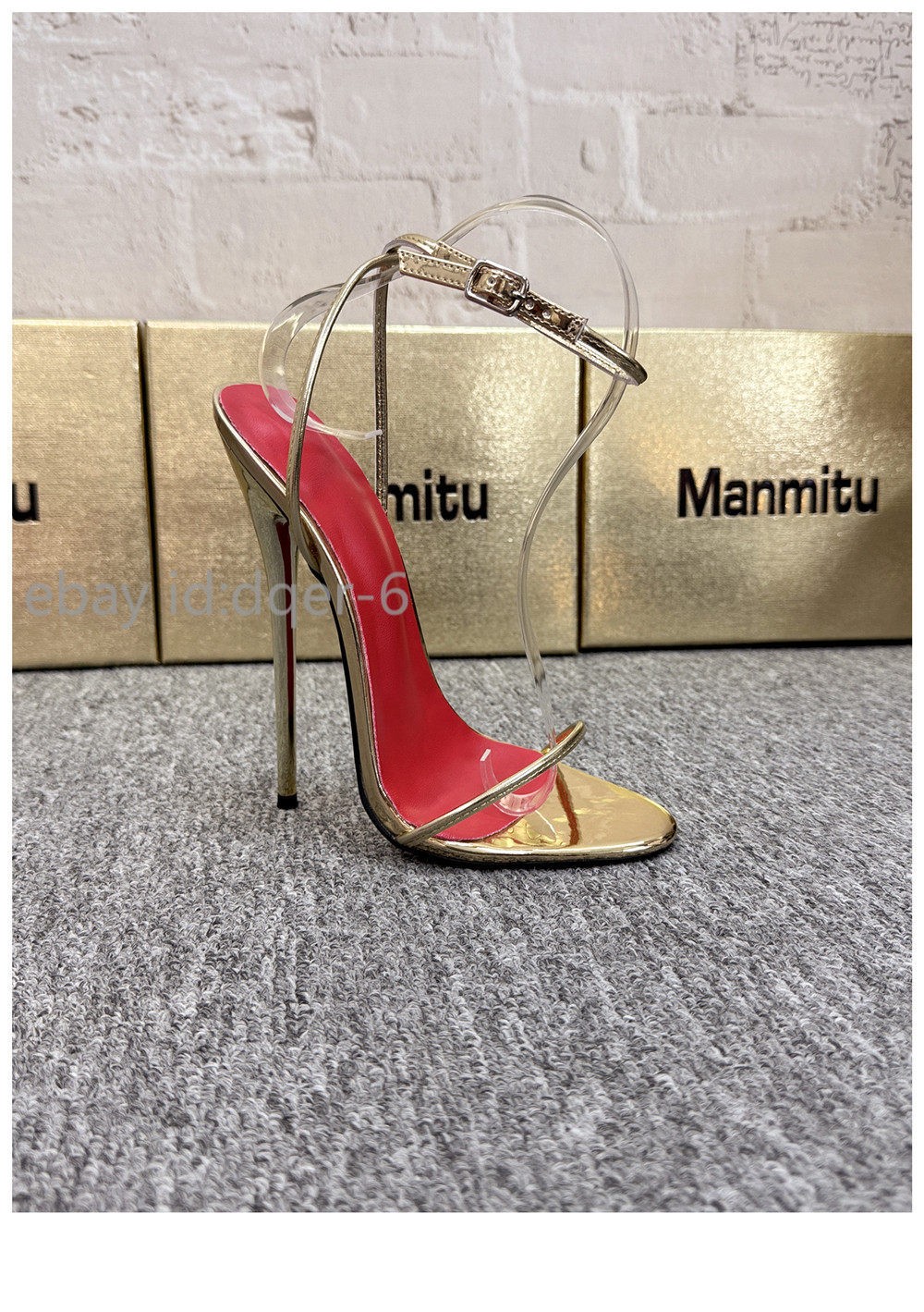 Womens 14cm/16cm Heel High Heels Sexy Cross Strap Sandals Shoes Nightclub Pump