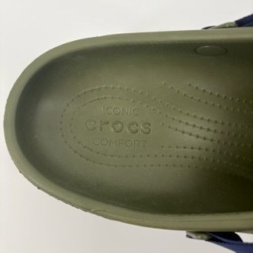 Crocs Men’s Offroad Sport Clogs Slip-on Sandals – US Size 13 | Army Green / Navy