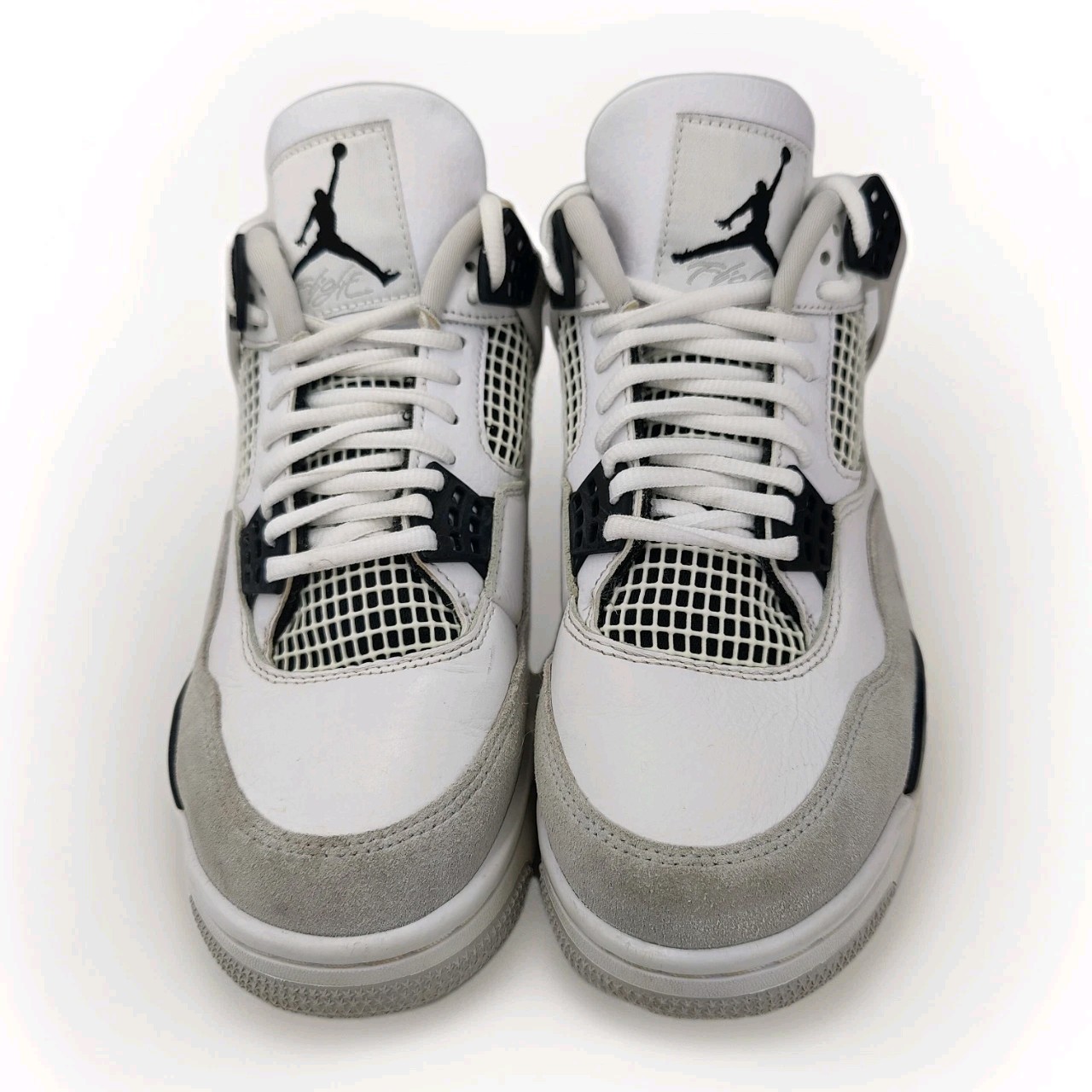 Jordan 4 Retro Mid Military Black Basketball Sneakers Men’s Size 8/EUR 41