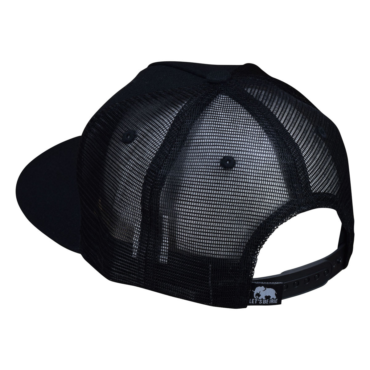 California Republic Hat – Black Trucker Hat, Gold & Black, One Size Fits Most