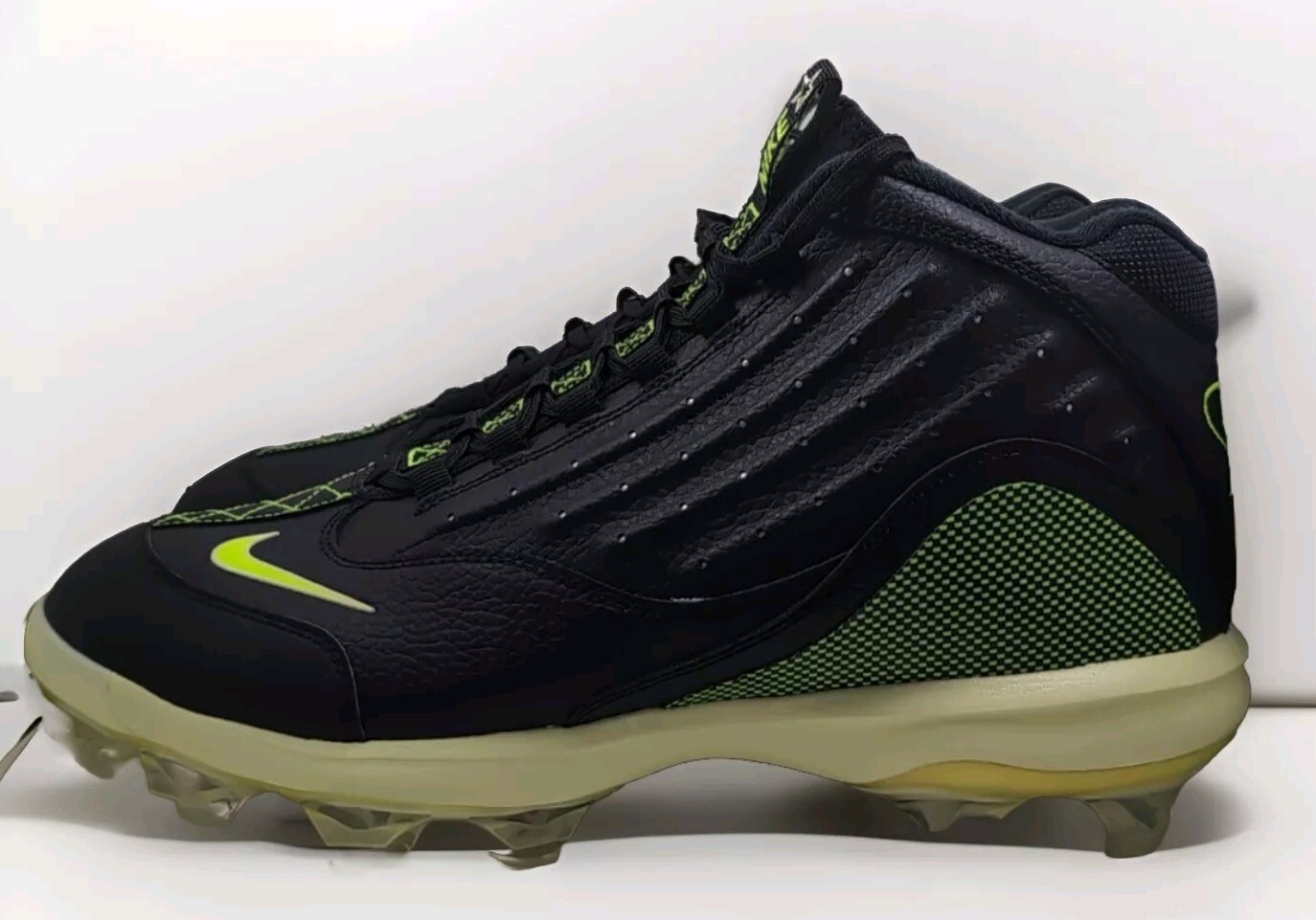 Nike Baseball Cleats Griffey 2 MCS Black Volt HF1579-001 Mens Sz 13 Brand New