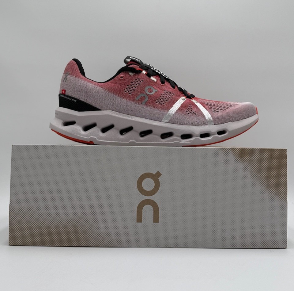 ON CLOUDSURFER AUBURN FROST Men’s NEW Running Sneaker Orange Multiple Sizes
