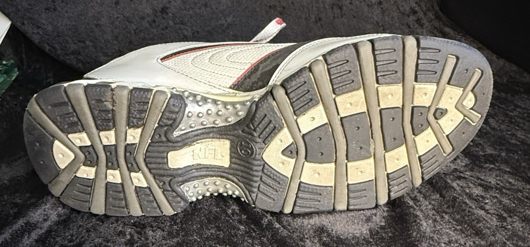 San Francisco Sf 49ers NFL Game Day Shoes Size 10 D Vintage 90’s w/49er Laces!