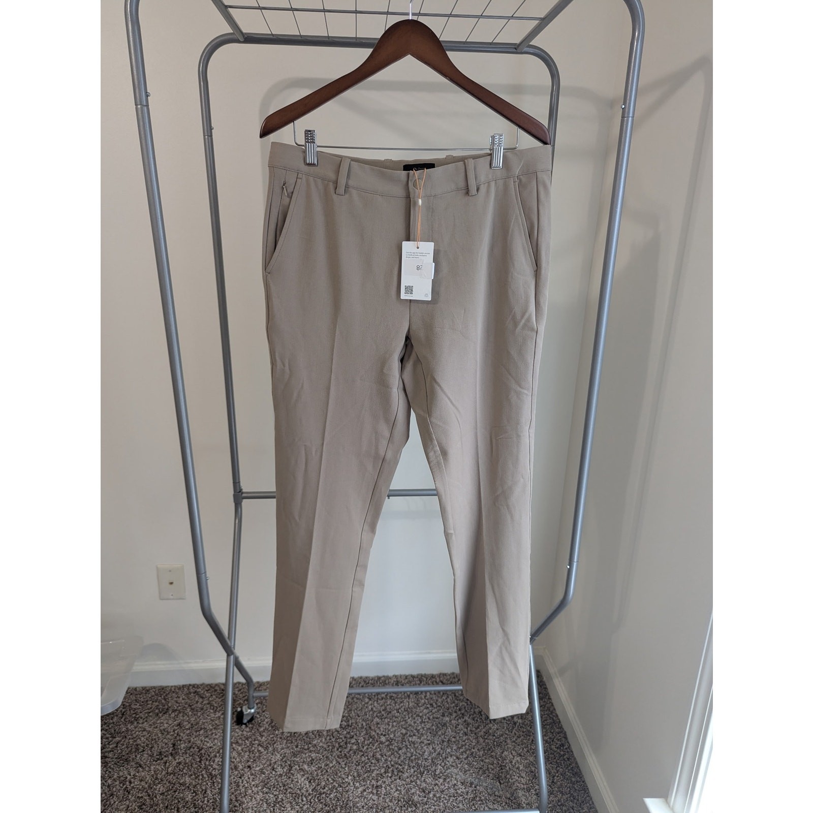Quince Ultra-Stretch 24/7 Smart Chino Pants Men’s 31×32 Sand Dune Stretch NWT