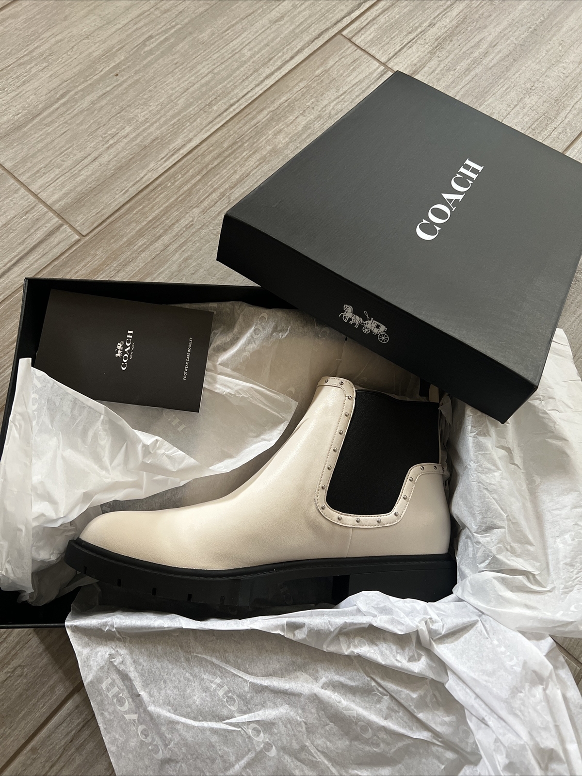 Coach Lory Leather Bootie Boot