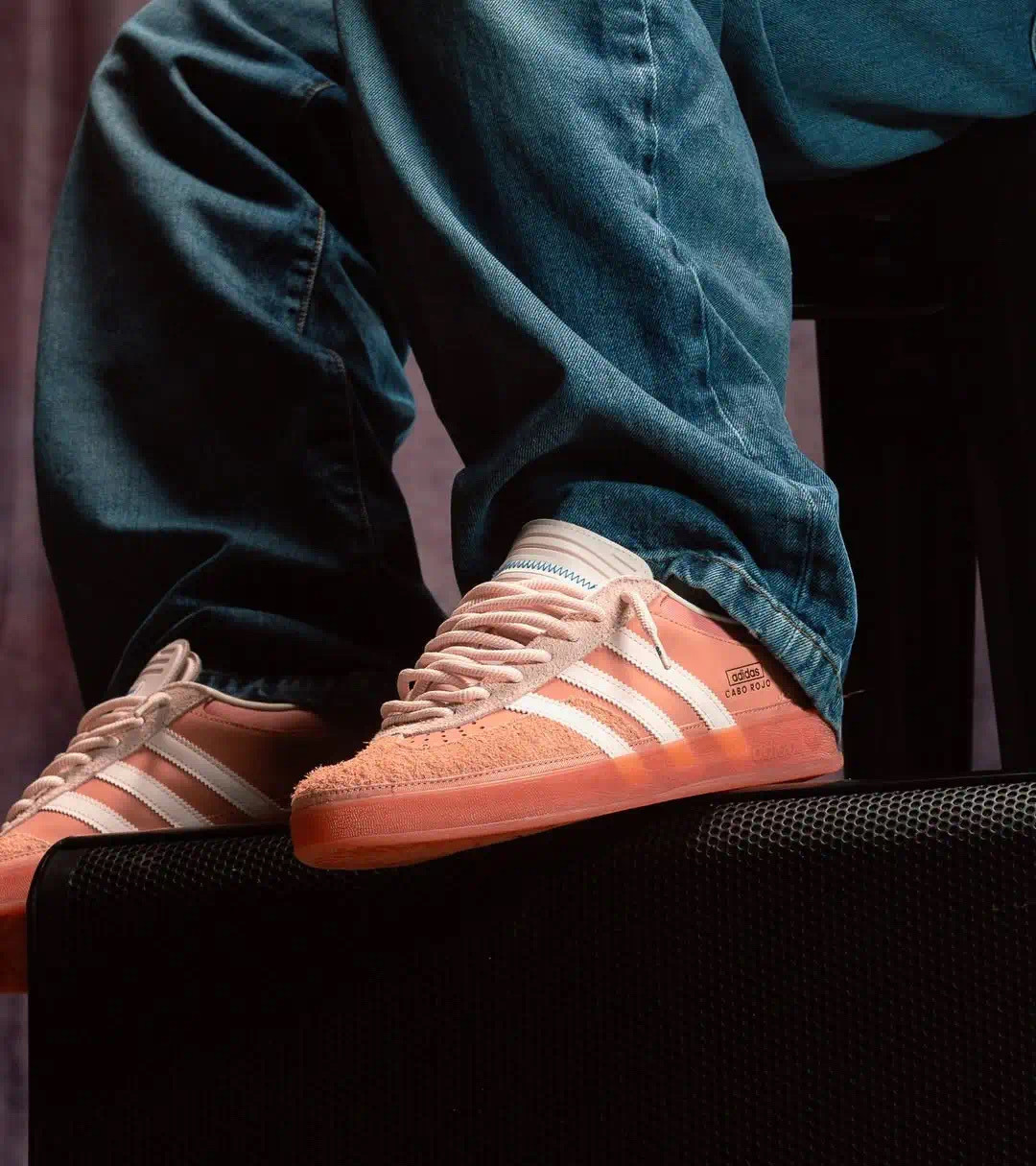 [JS5052] Adidas Mens Bad Bunny Gazelle Wonder Clay Aqua-Ash Pink Cabo Rojo *NEW*