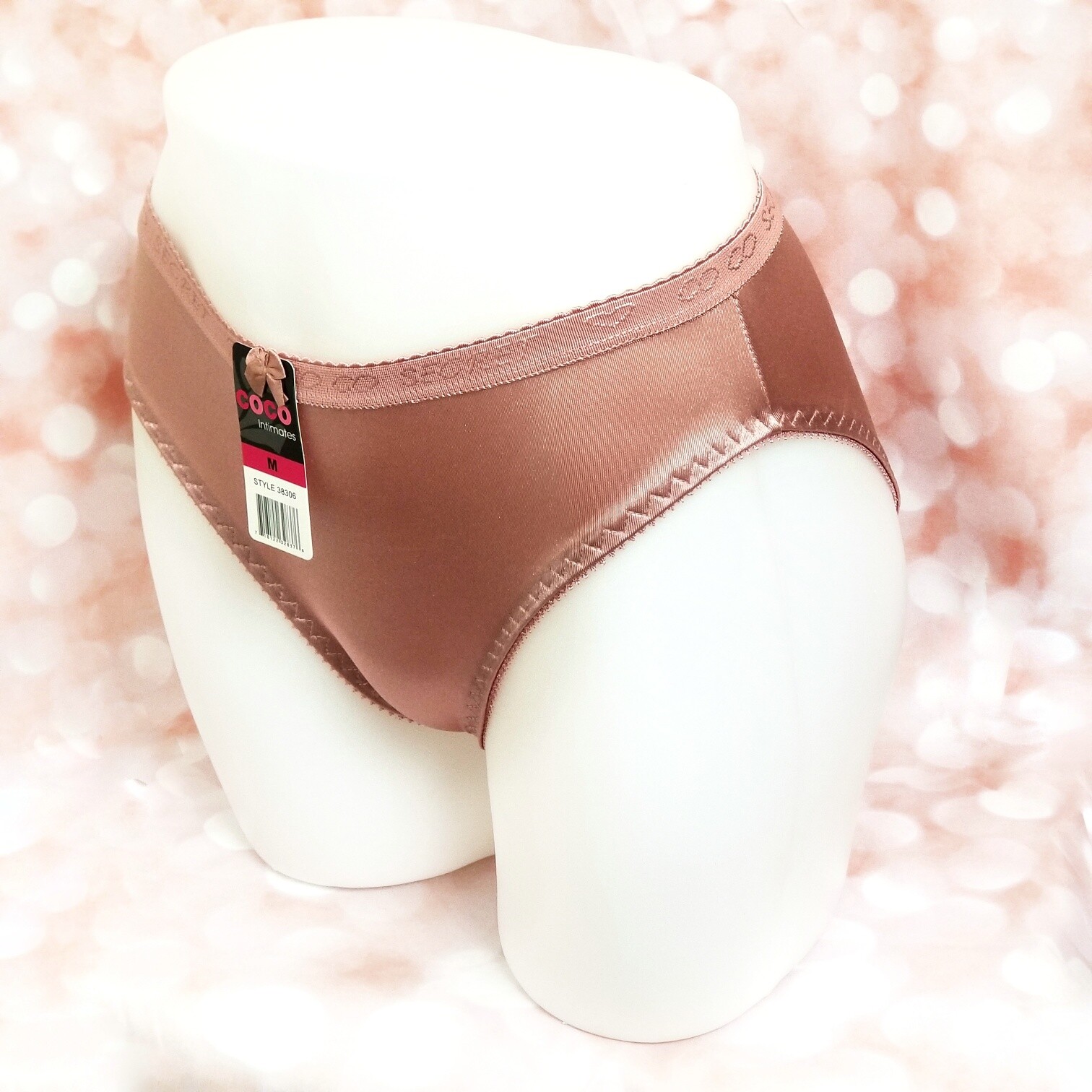 Mothers Day Gift Coco Secret High Cut Full Coverage Satin Shiny Bikini Panties