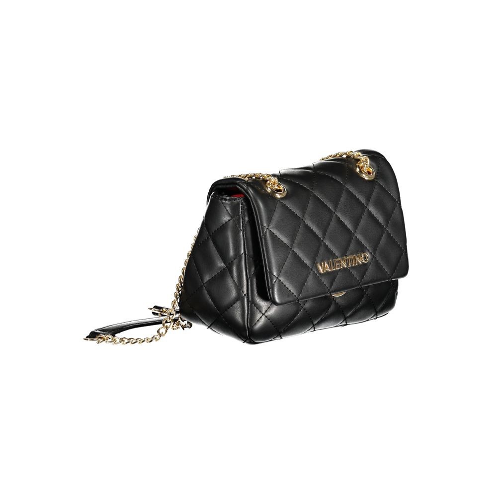 Mario Valentino Nero Polyurethane Women’s Bag 100% Authentic – VA-29933