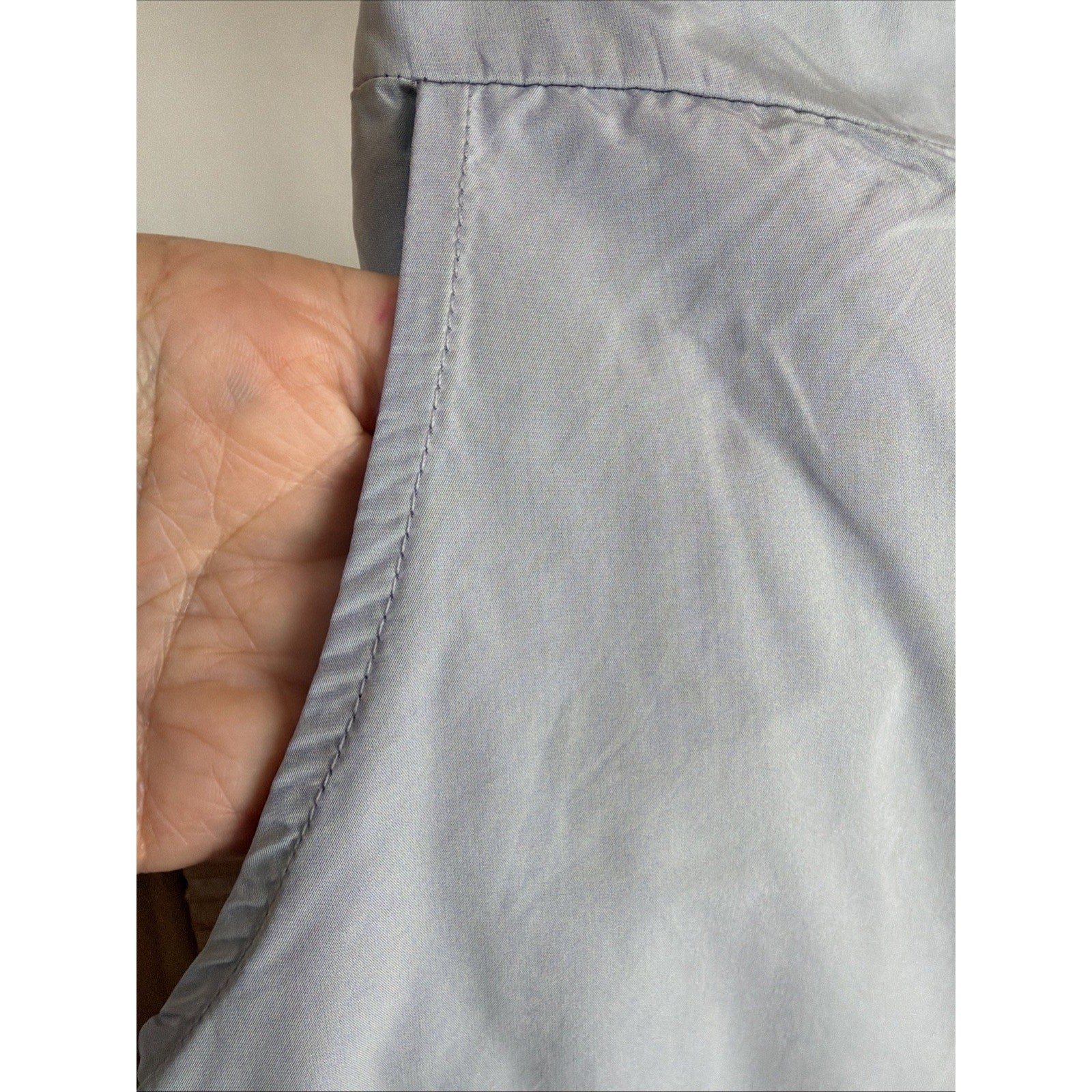 NWT Ever Sassy Parachute Grey Zip Side Elastic Waist Capri Pant #1138 XL