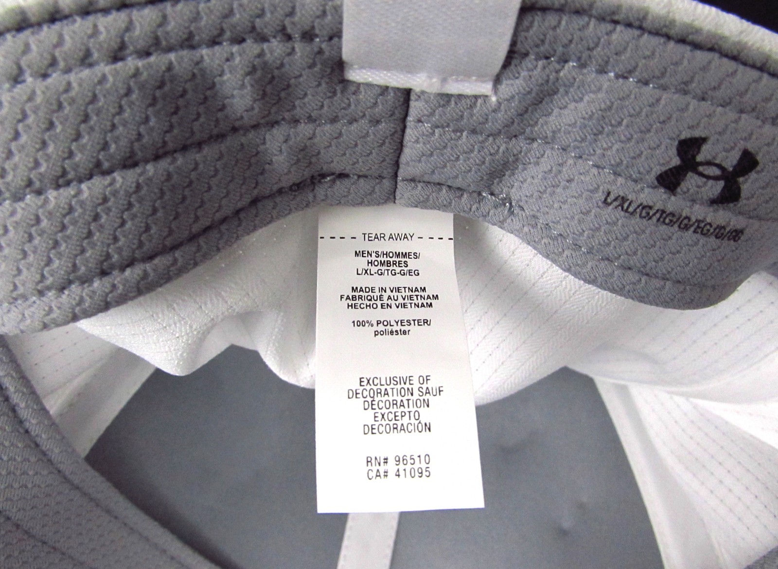 Under Armour Men’s Iso-Chill Vent Stretch White Hat 1383438 100 L/XL NWT.