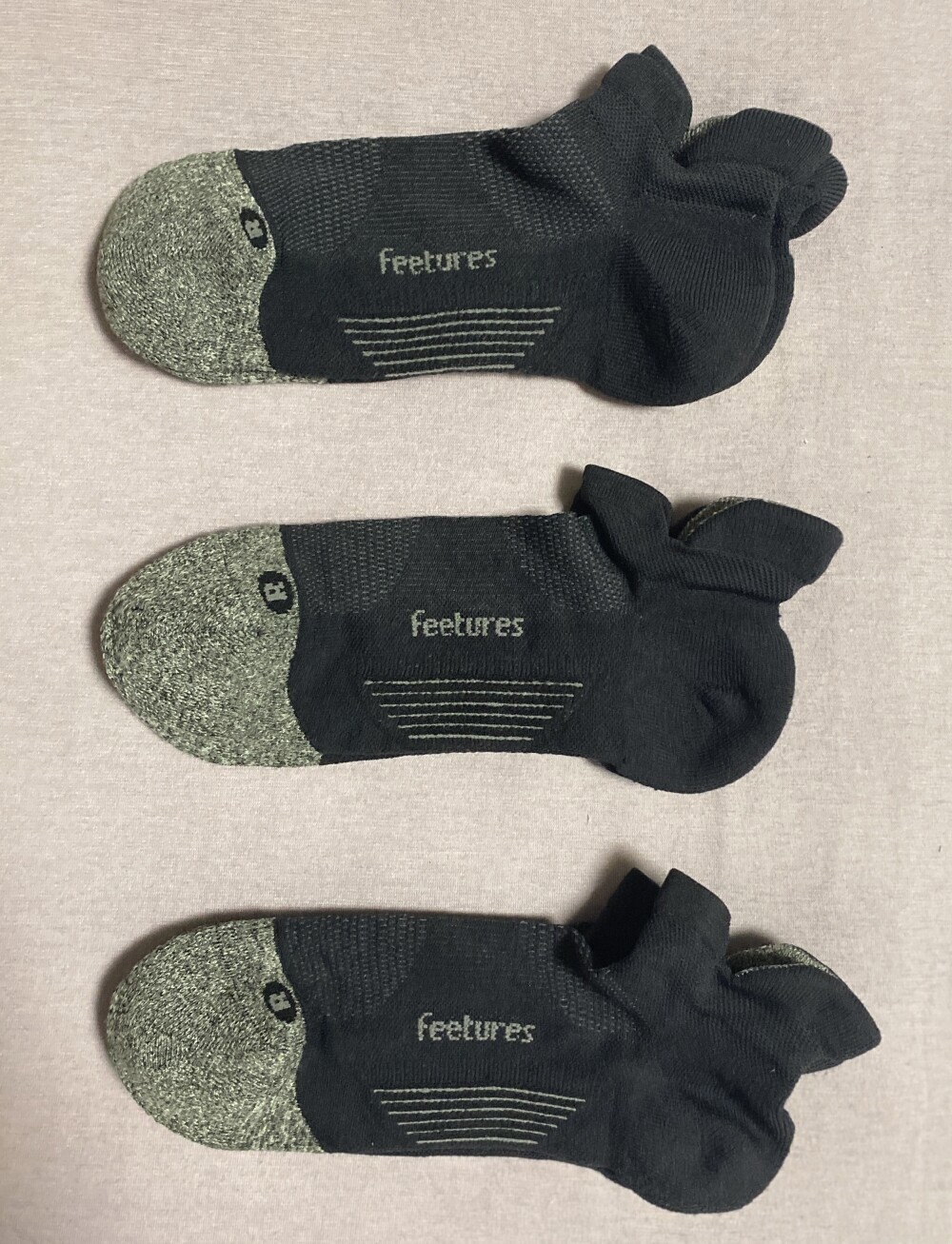 Feetures 6 Pairs Elite Light Cushion No Show Tab Socks COMBO Multicolor