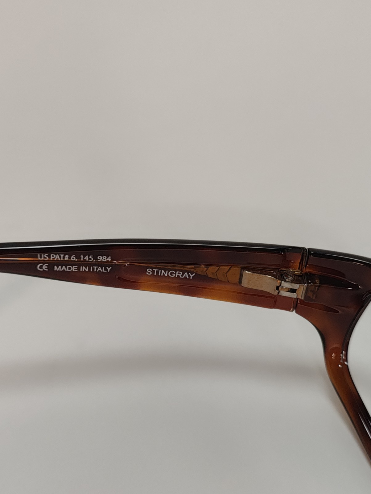 Maui Jim MJ-103-10 Stingray Wrap Sunglasses Frame Only Tortoise Italy
